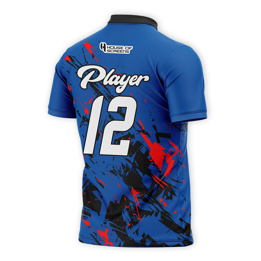 Custom Polo with ZIP Polyester T-shirt | HX06PHZ | Personalize this