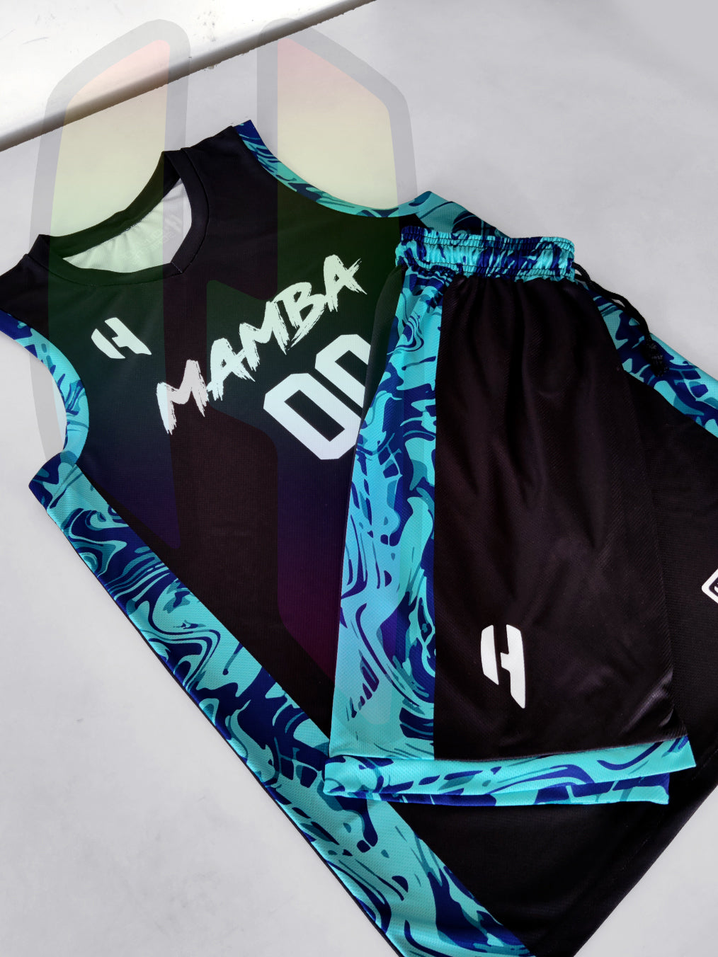 Custom KIDS Basketball Jersey and Shorts Set with Personalized Player Name, Number, and Team Name | HX75BS | Customize This!