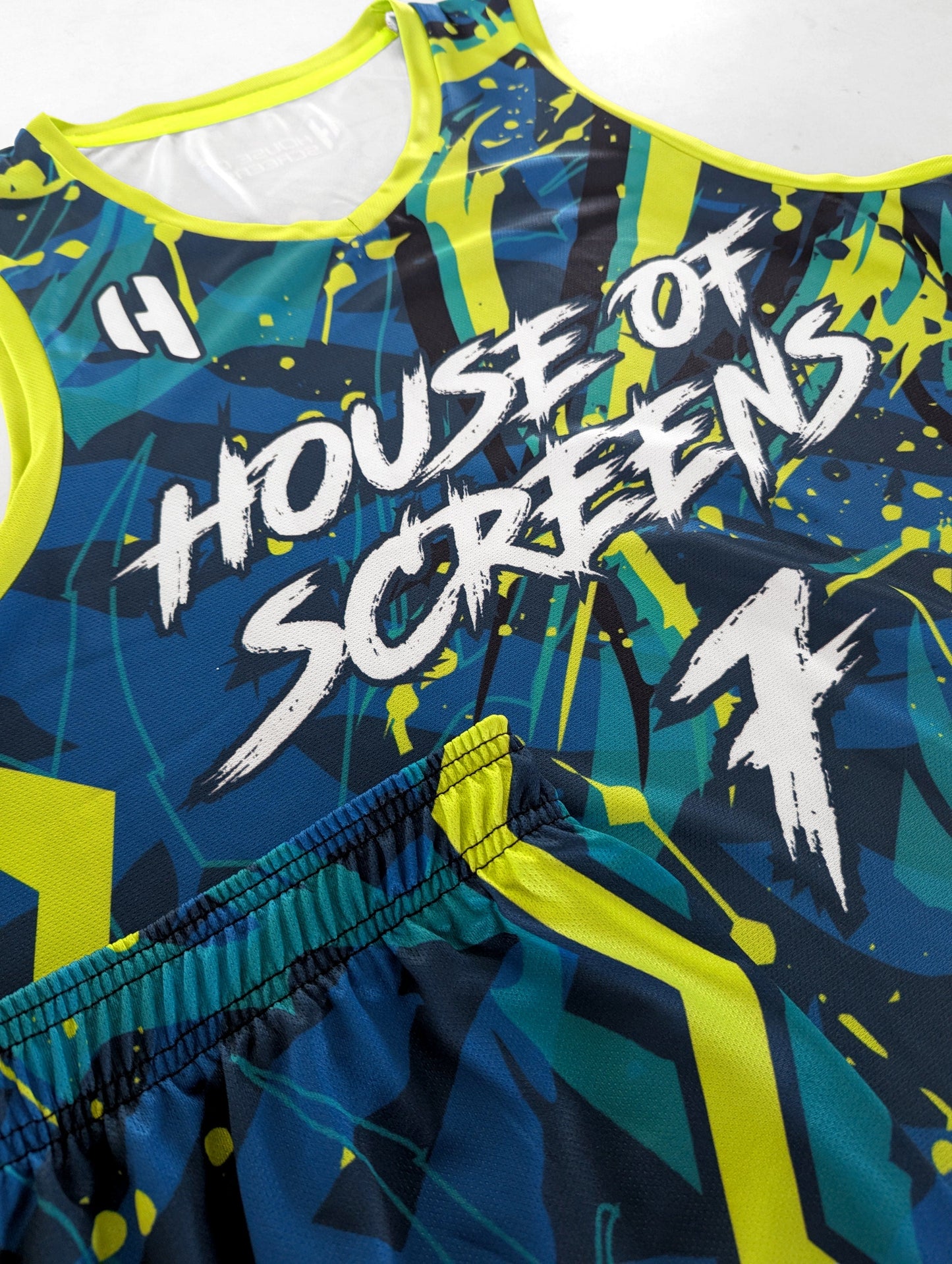 Custom Basketball Jersey and Shorts Set with Personalized Player Name, Number, and Team Name | HX429BS | Customize This!