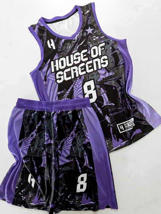 Custom Basketball Jersey and Shorts Set with Personalized Player Name, Number, and Team Name | HX426BS | Customize This!