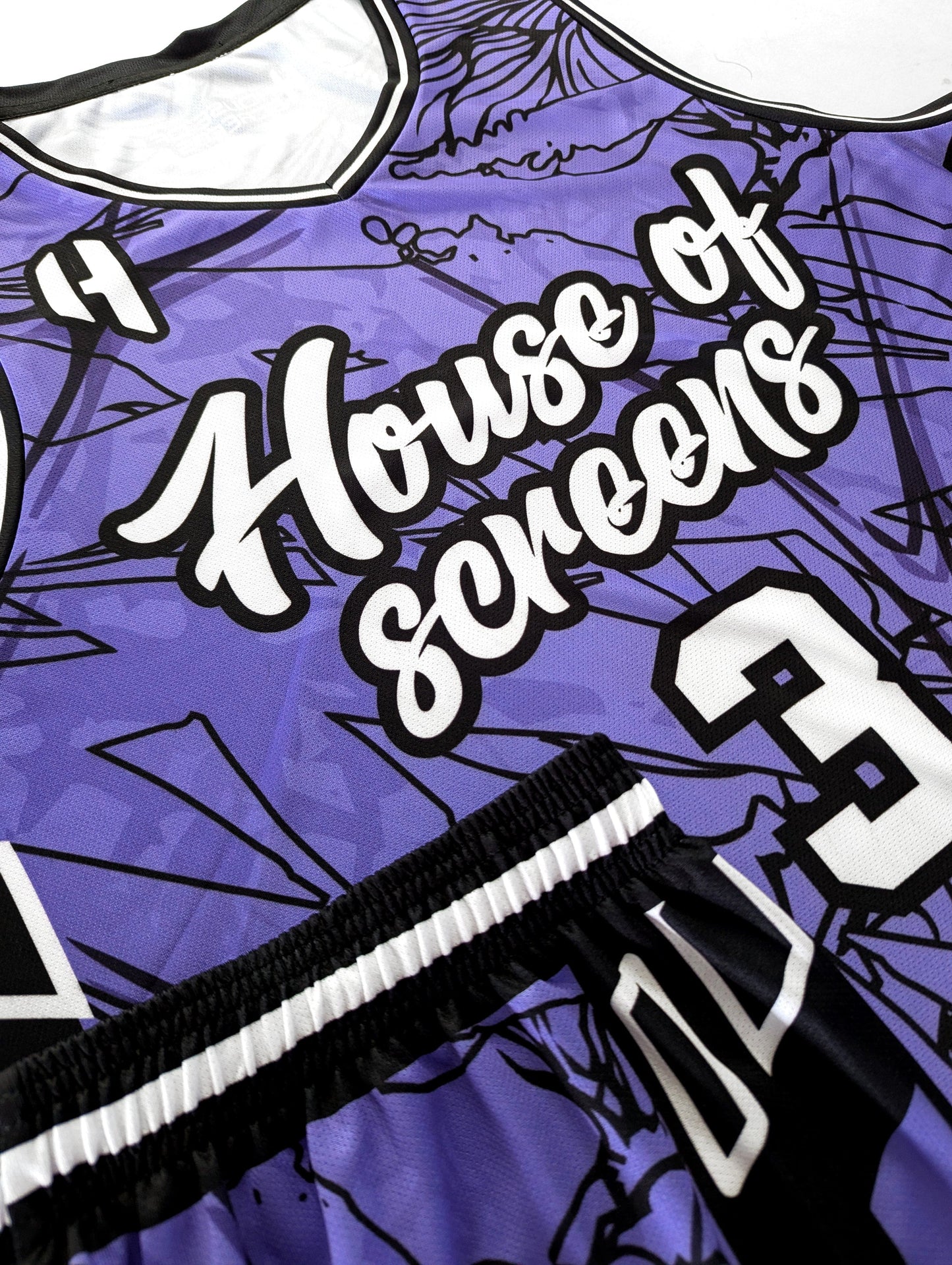 Custom Basketball Jersey and Shorts Set with Personalized Player Name, Number, and Team Name | HX436BS | Customize This!