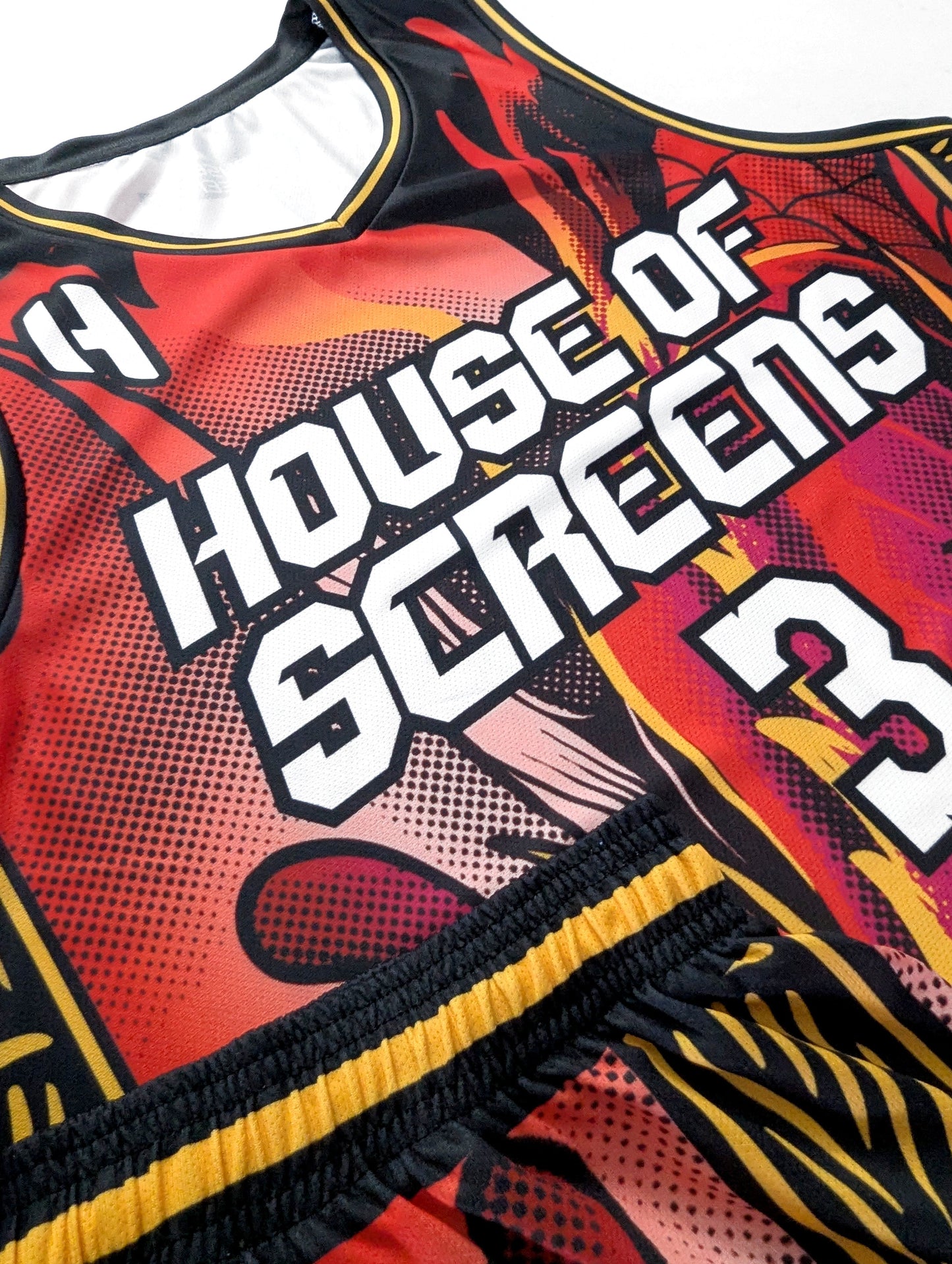 Custom Basketball Jersey and Shorts Set with Personalized Player Name, Number, and Team Name | HX435BS | Customize This!