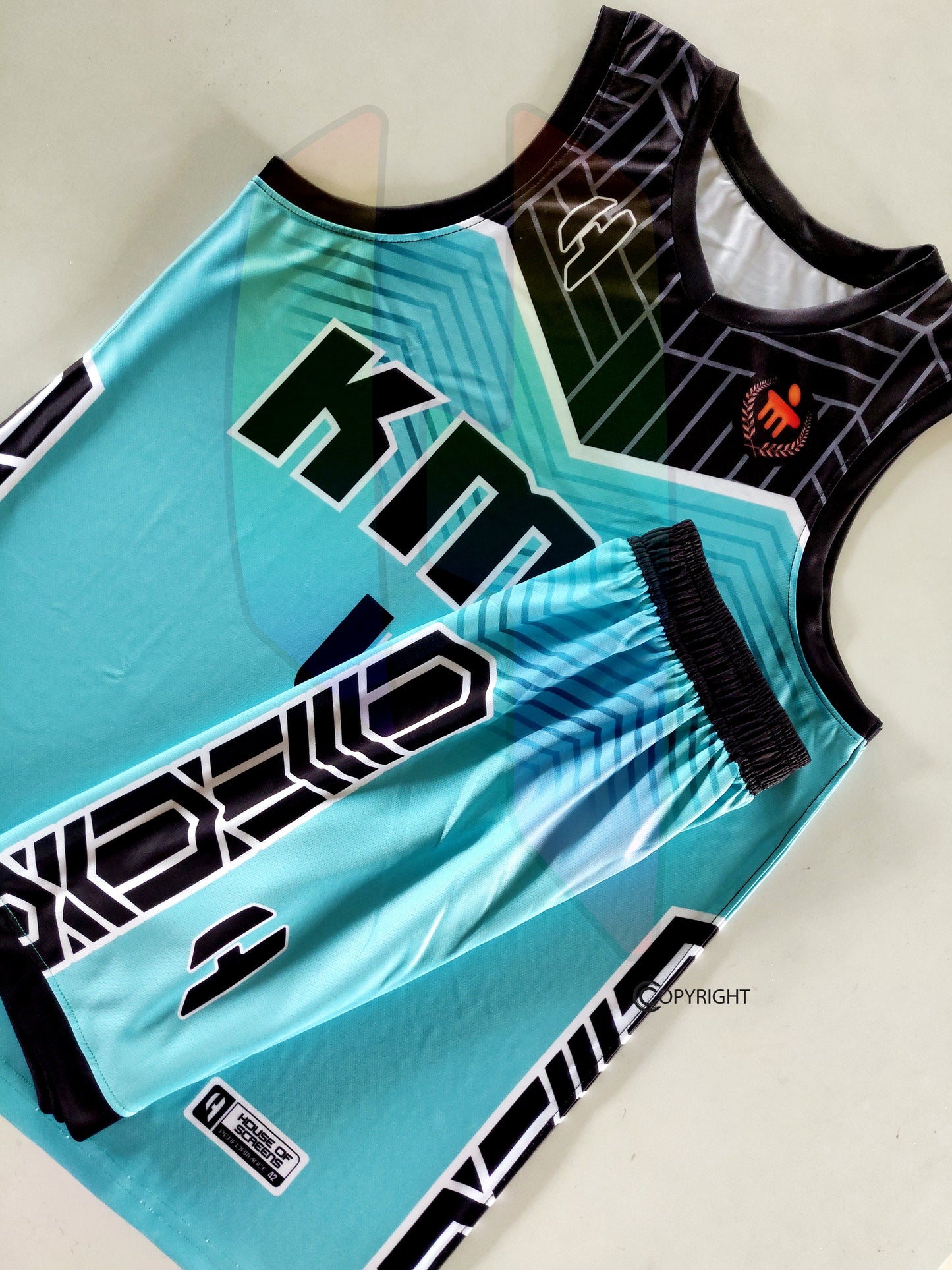 Custom KIDS Basketball Jersey and Shorts Set with Personalized Player Name, Number, and Team Name | HX186BS | Customize This!