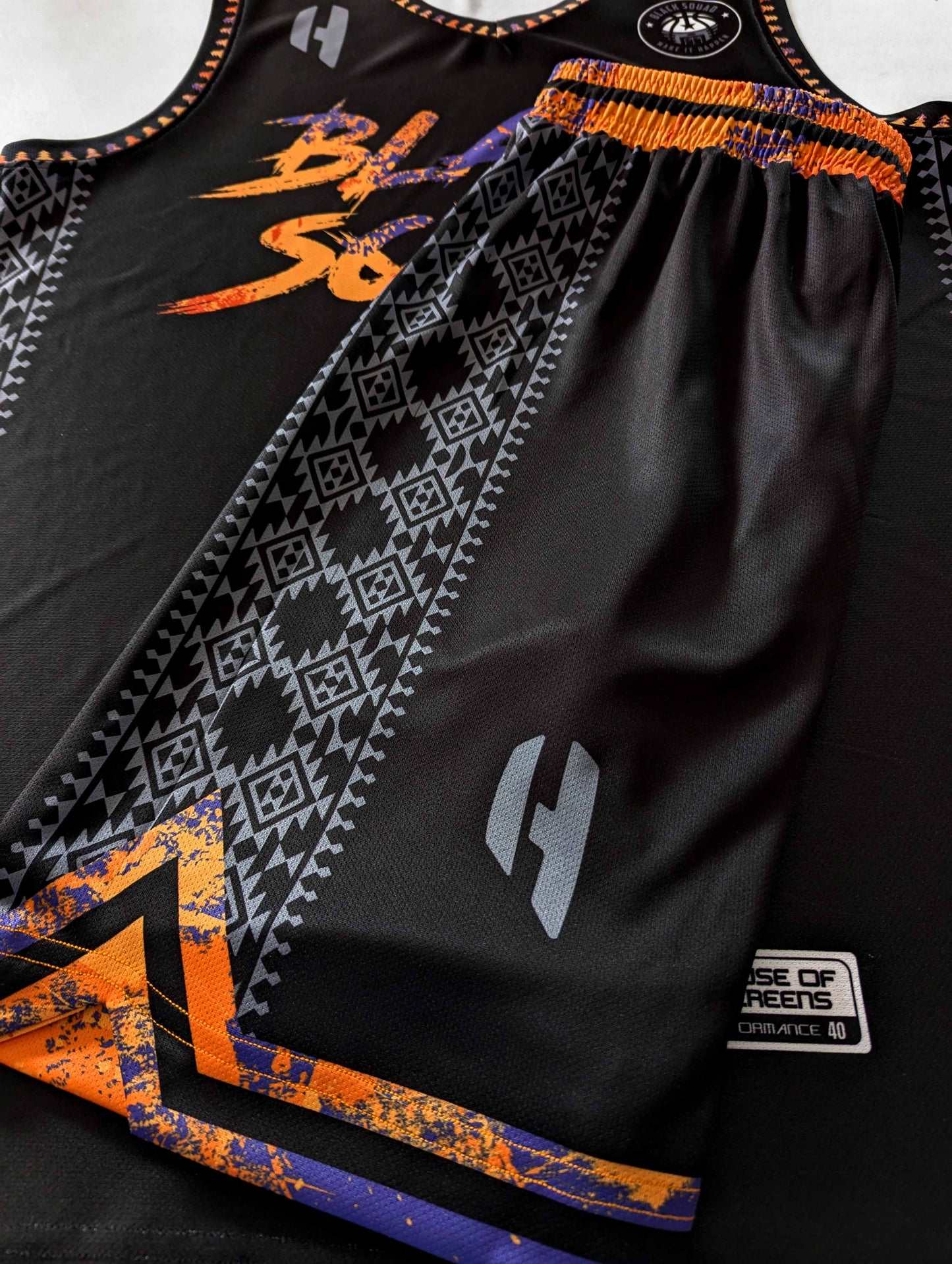 Custom Basketball Jersey and Shorts Set with Personalized Player Name, Number, and Team Name | HX407BS | Customize This!