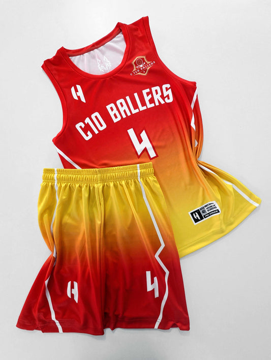 Custom Basketball Jersey and Shorts Set with Personalized Player Name, Number, and Team Name | HX420BS | Customize This!