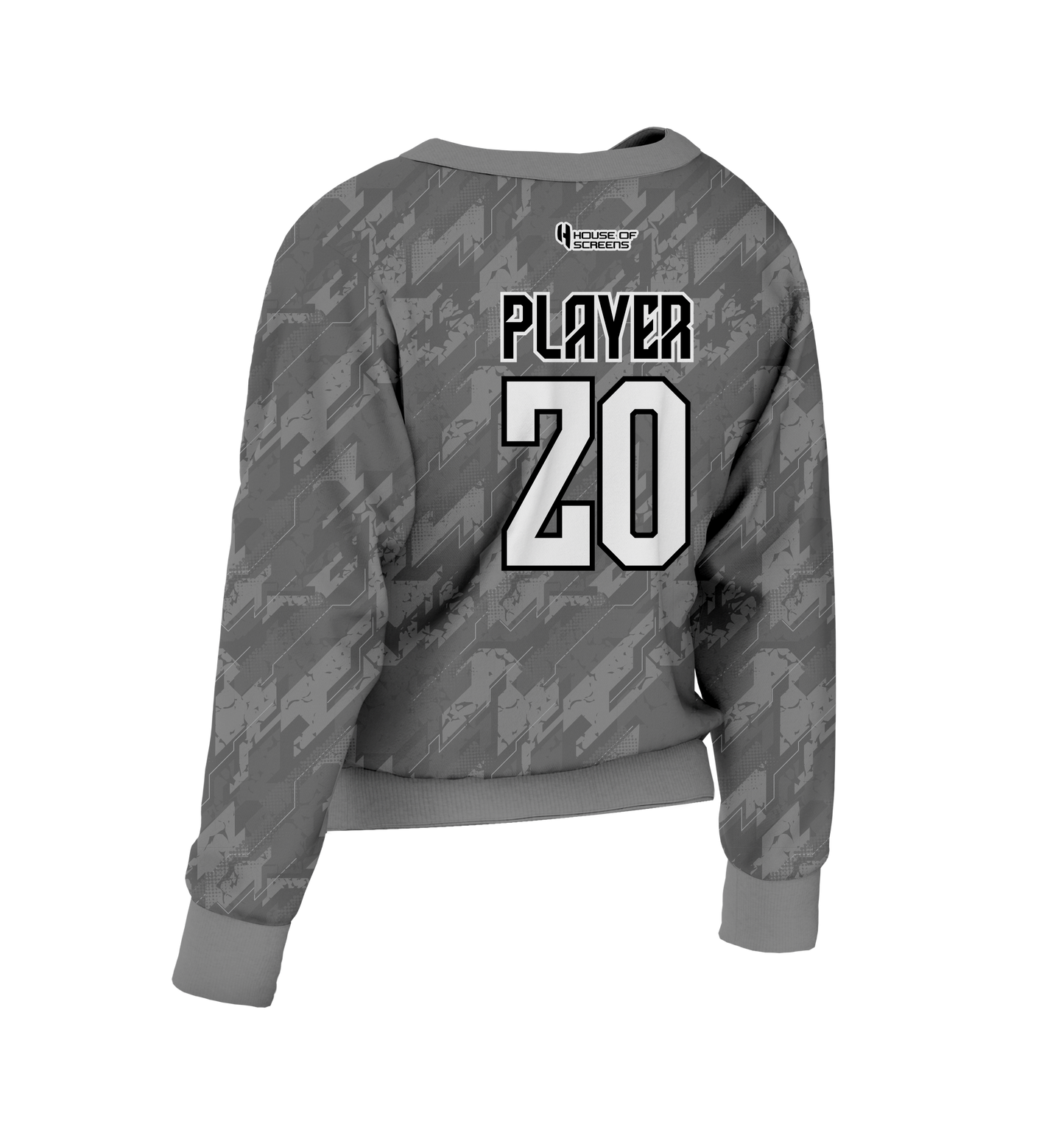 Custom Oversized Sweatshirt | HX02CSS | Customise Team name, Player Name and Number