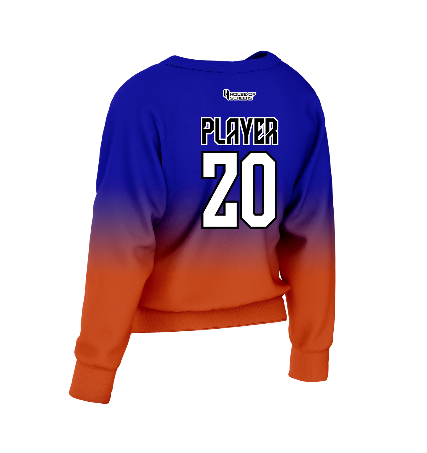 Custom Oversized Sweatshirt | HX04CSS | Customise Team name, Player Name and Number