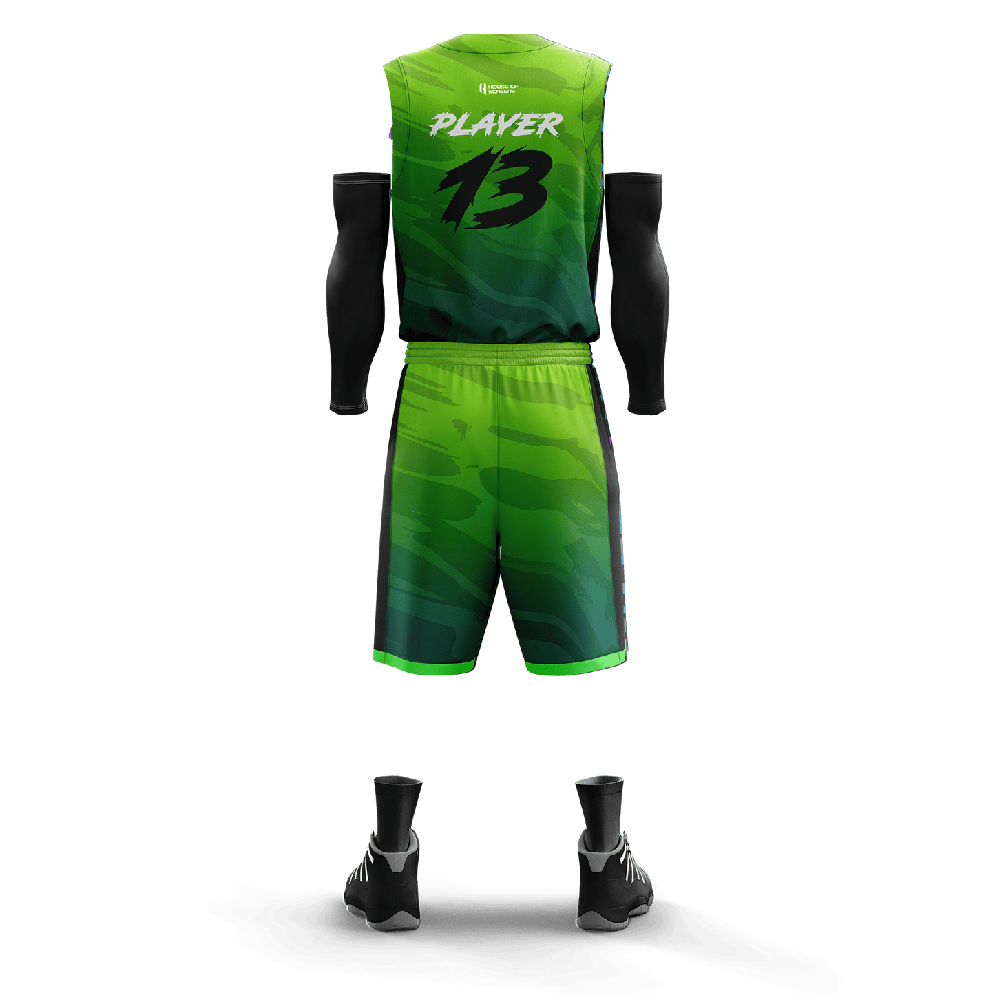 Custom KIDS Basketball Jersey and Shorts Set with Personalized Player Name, Number, and Team Name | HX07BS | Customize This!