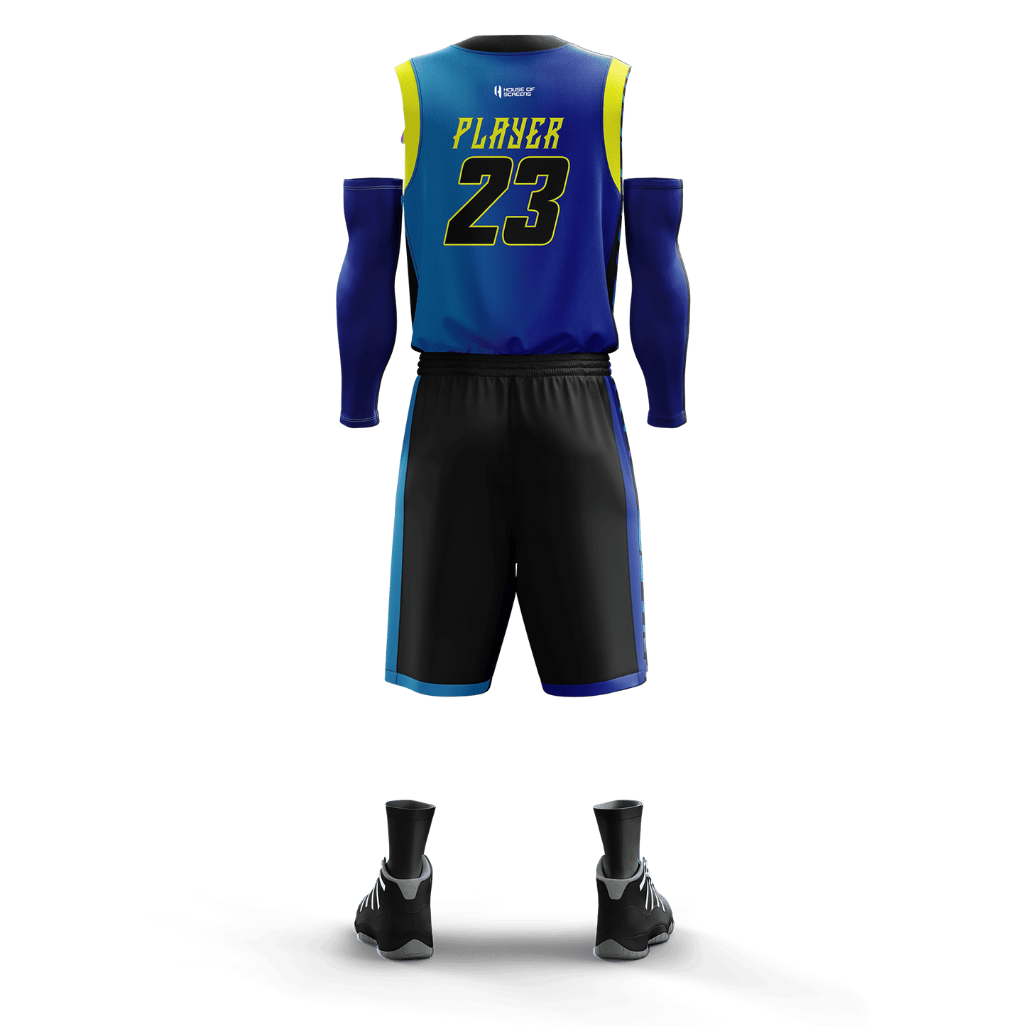 Custom KIDS Basketball Jersey and Shorts Set with Personalized Player Name, Number, and Team Name | HX08BS | Customize This!