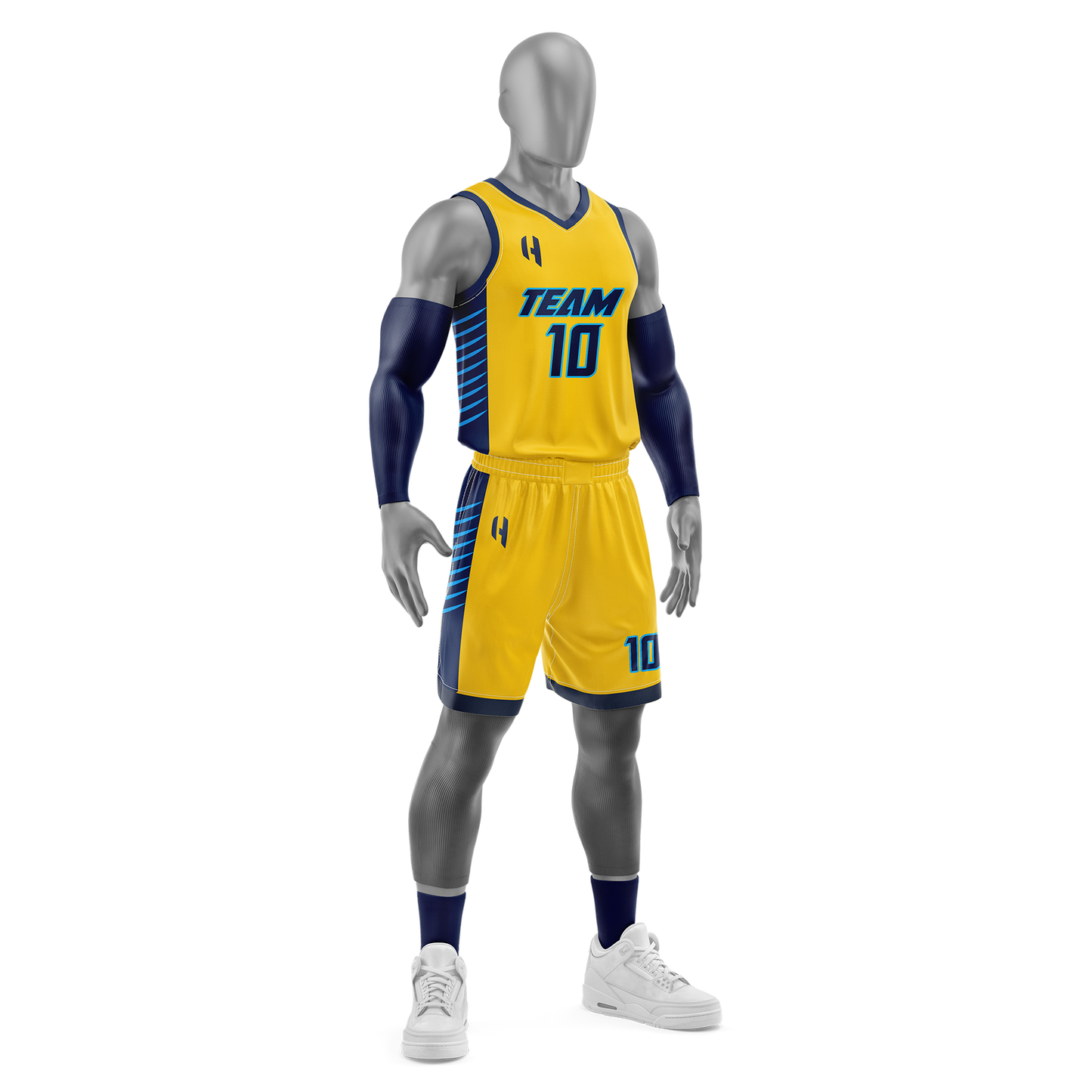 Custom KIDS Basketball Jersey and Shorts Set with Personalized Player Name, Number, and Team Name | HX106BS | Customize This!