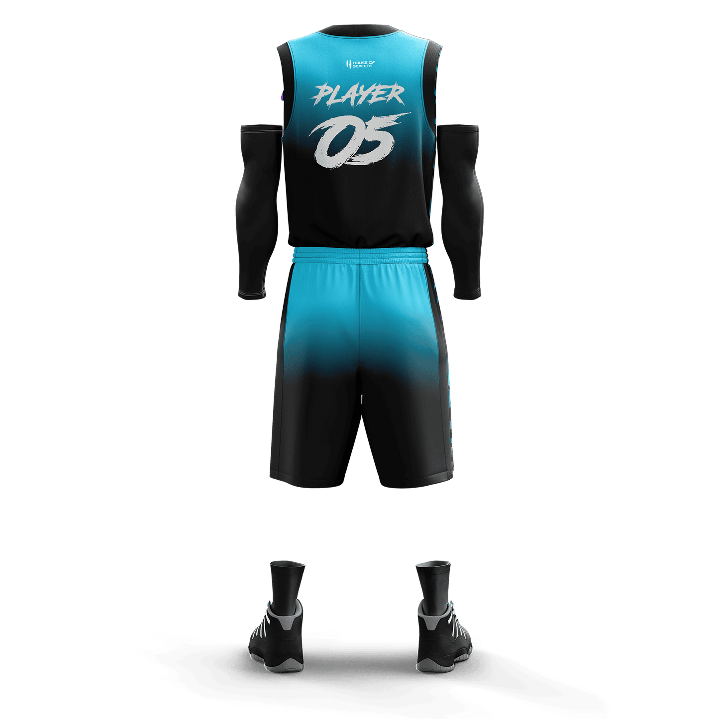 Custom KIDS Basketball Jersey and Shorts Set with Personalized Player Name, Number, and Team Name | HX10BS | Customize This!