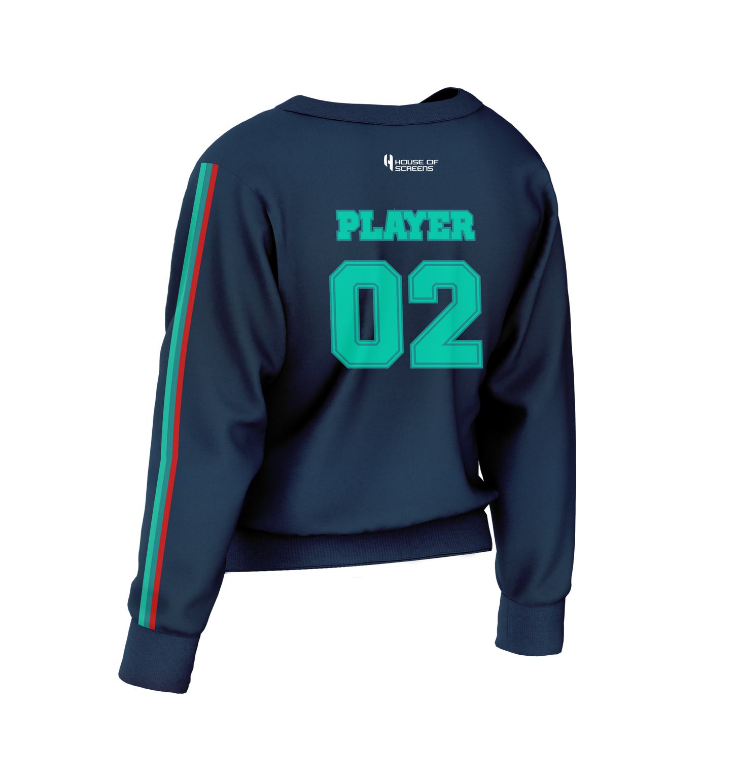 Custom Oversized Sweatshirt | HX10CSS | Customise Team name, Player Name and Number