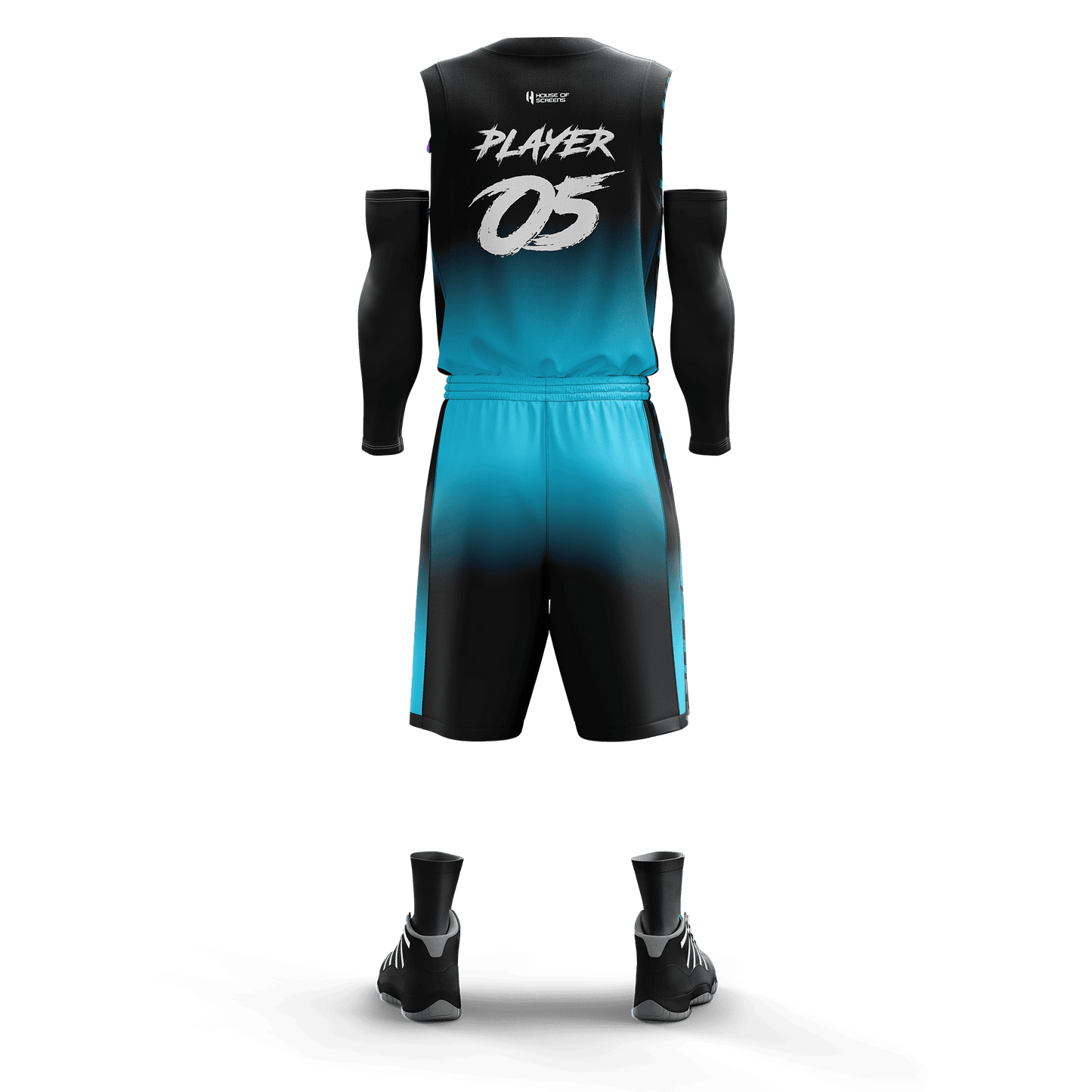 Custom KIDS Basketball Jersey and Shorts Set with Personalized Player Name, Number, and Team Name | HX11BS | Customize This!