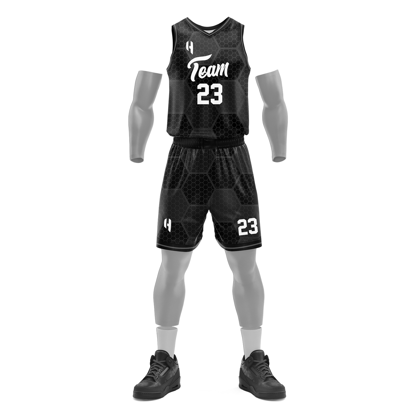 Custom KIDS Basketball Jersey and Shorts Set with Personalized Player Name, Number, and Team Name | HX122BS | Customize This!