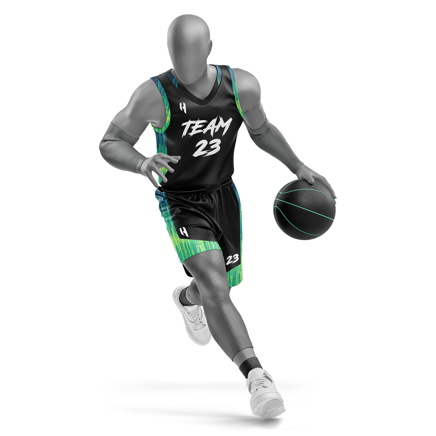 Custom KIDS Basketball Jersey and Shorts Set with Personalized Player Name, Number, and Team Name | HX128BS | Customize This!