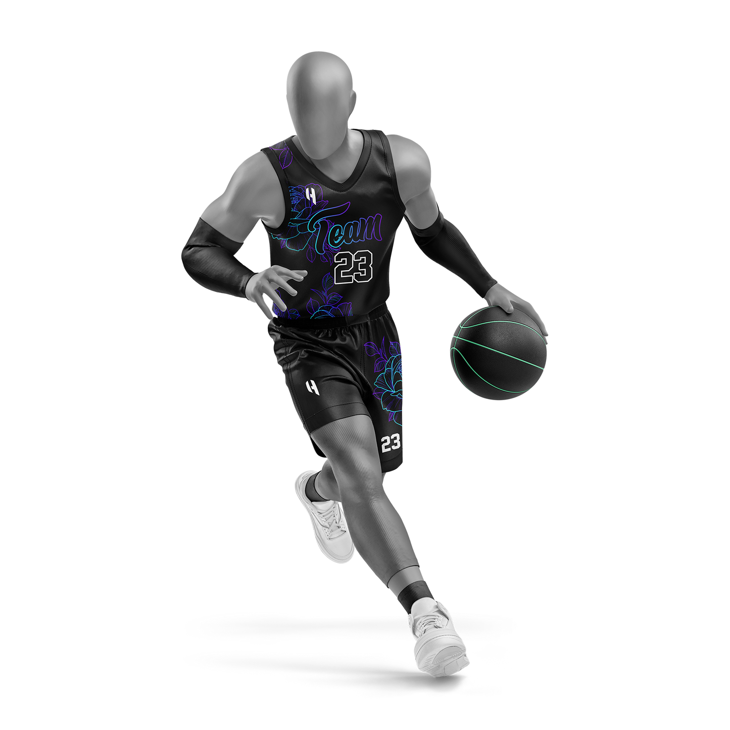 Custom KIDS Basketball Jersey and Shorts Set with Personalized Player Name, Number, and Team Name | HX130BS | Customize This!