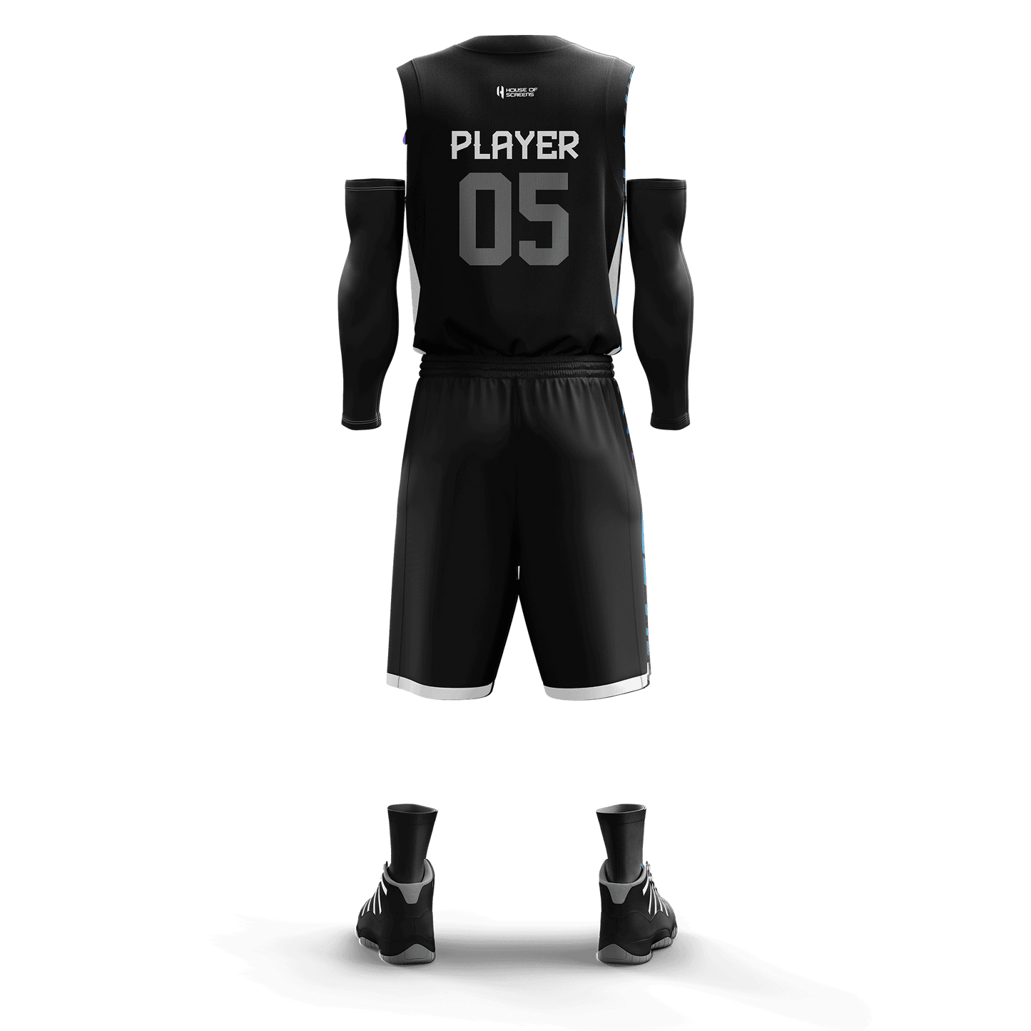 Custom KIDS Basketball Jersey and Shorts Set with Personalized Player Name, Number, and Team Name | HX13BS | Customize This!