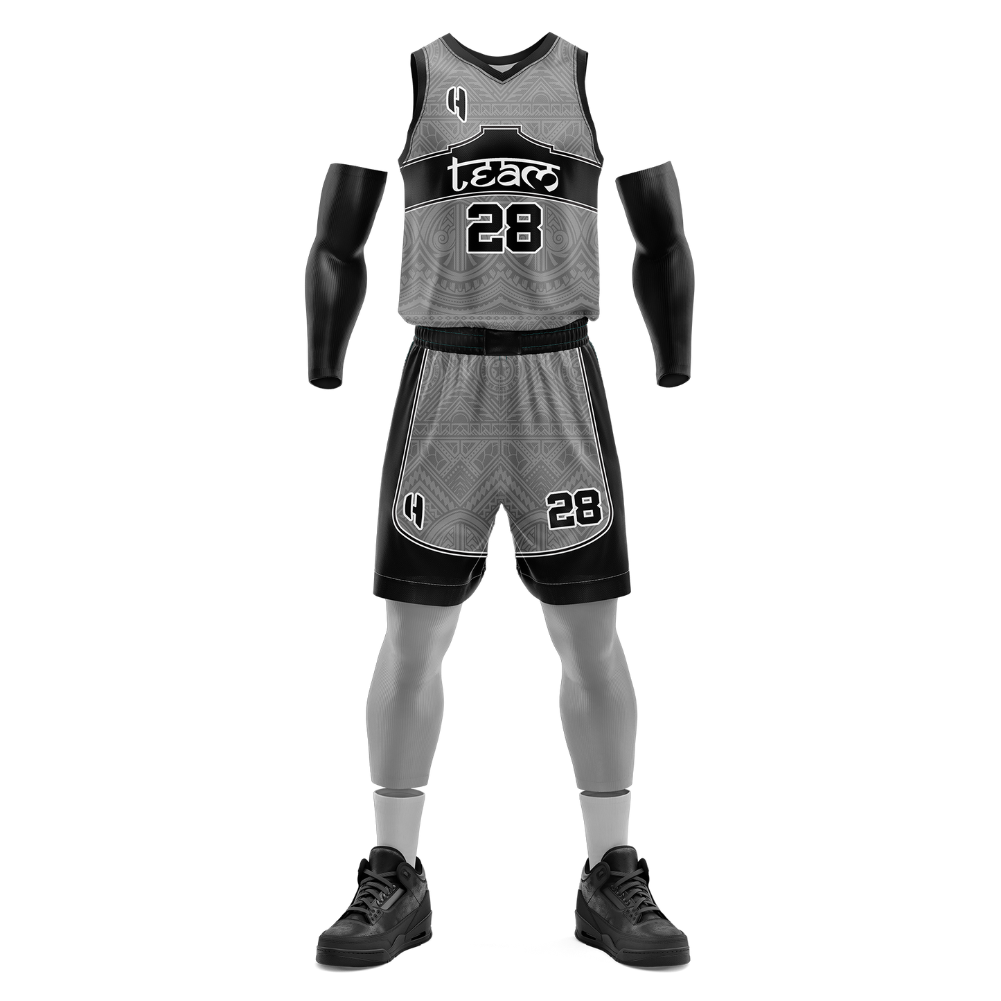 Custom KIDS Basketball Jersey and Shorts Set with Personalized Player Name, Number, and Team Name | HX144BS | Customize This!