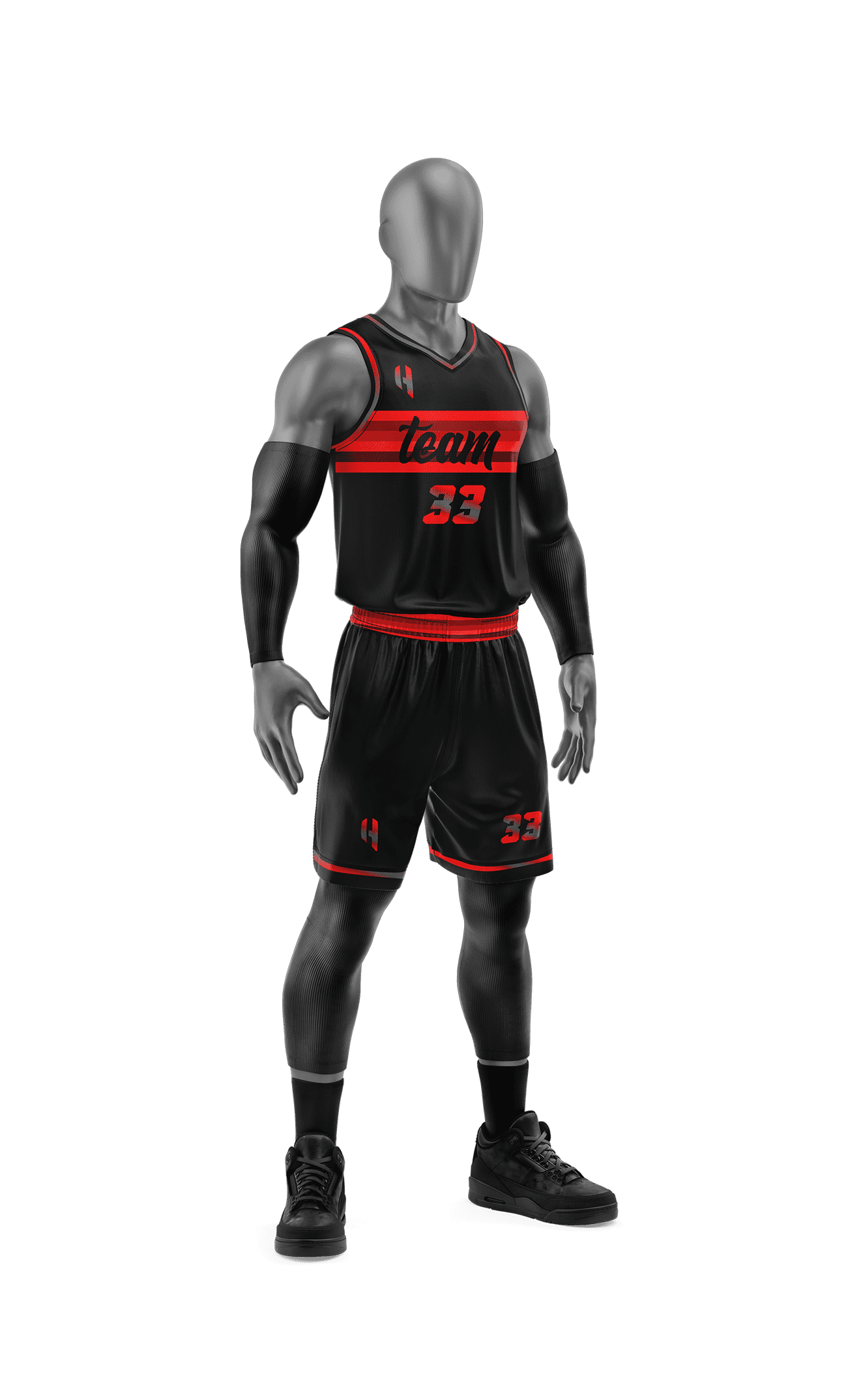 Custom KIDS Basketball Jersey and Shorts Set with Personalized Player Name, Number, and Team Name || HX155BS | Customize This!