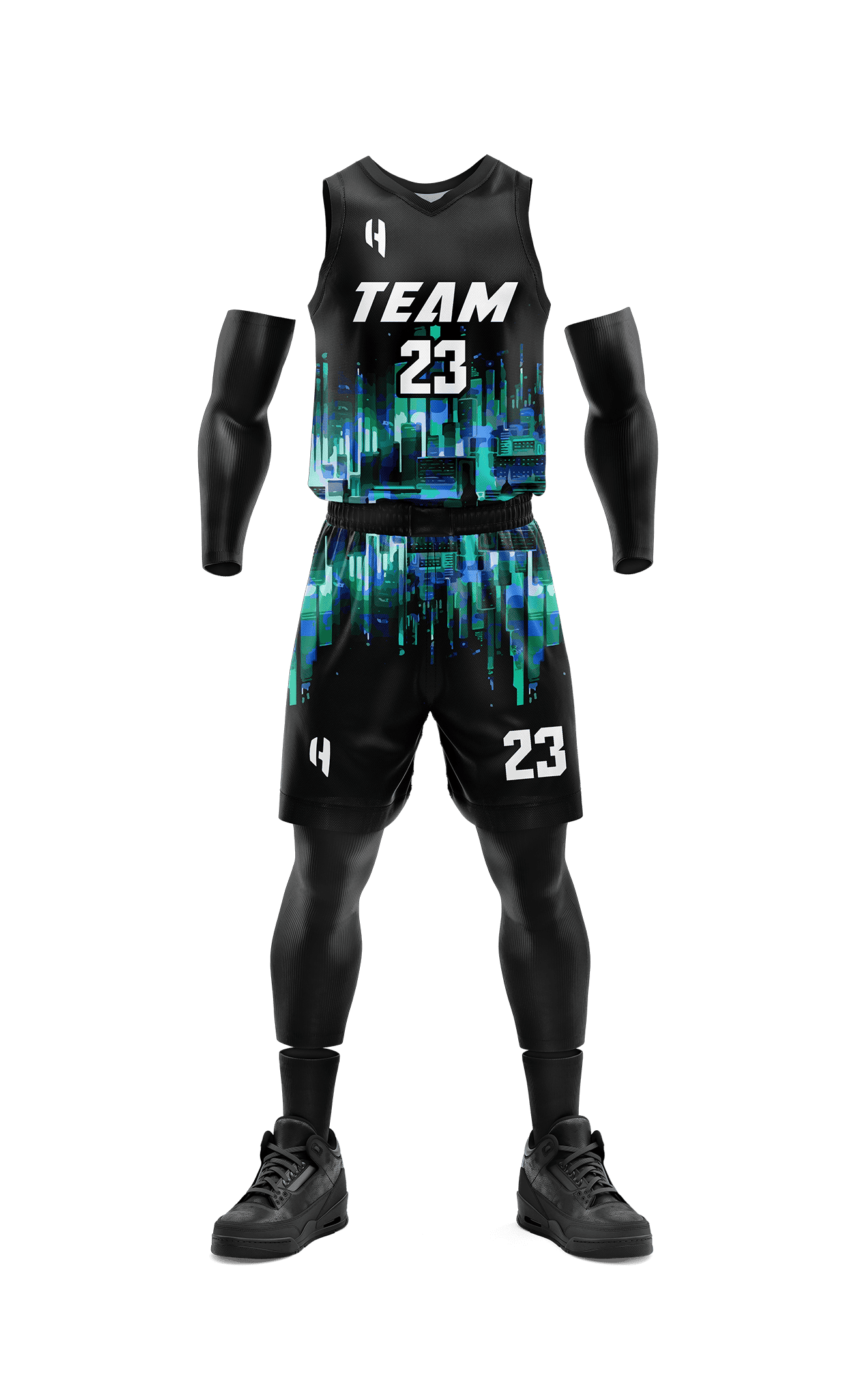 Custom KIDS Basketball Jersey and Shorts Set with Personalized Player Name, Number, and Team Name | | HX169BS | Customize This!