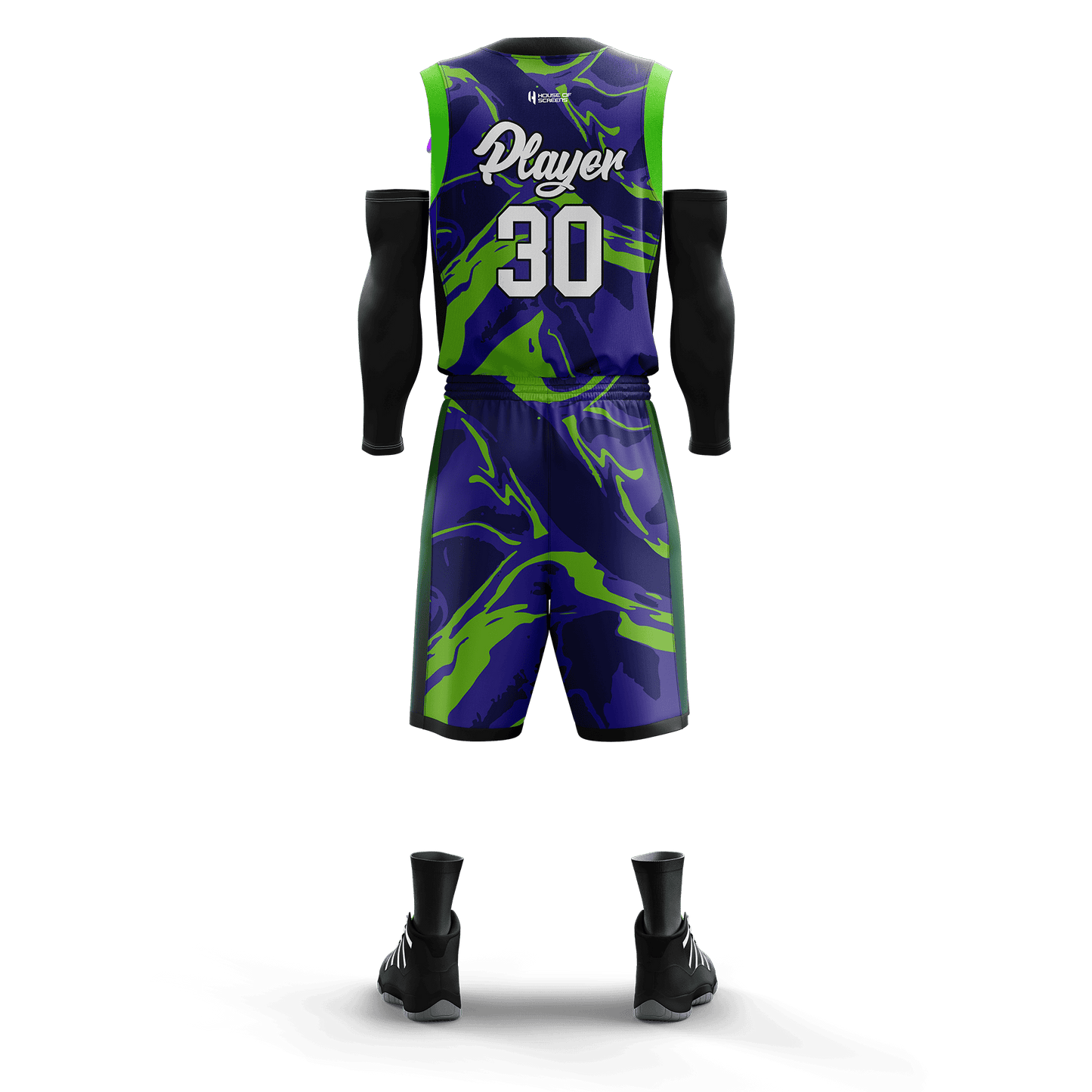 Custom KIDS Basketball Jersey and Shorts Set with Personalized Player Name, Number, and Team Name | HX17BS | Customize This!