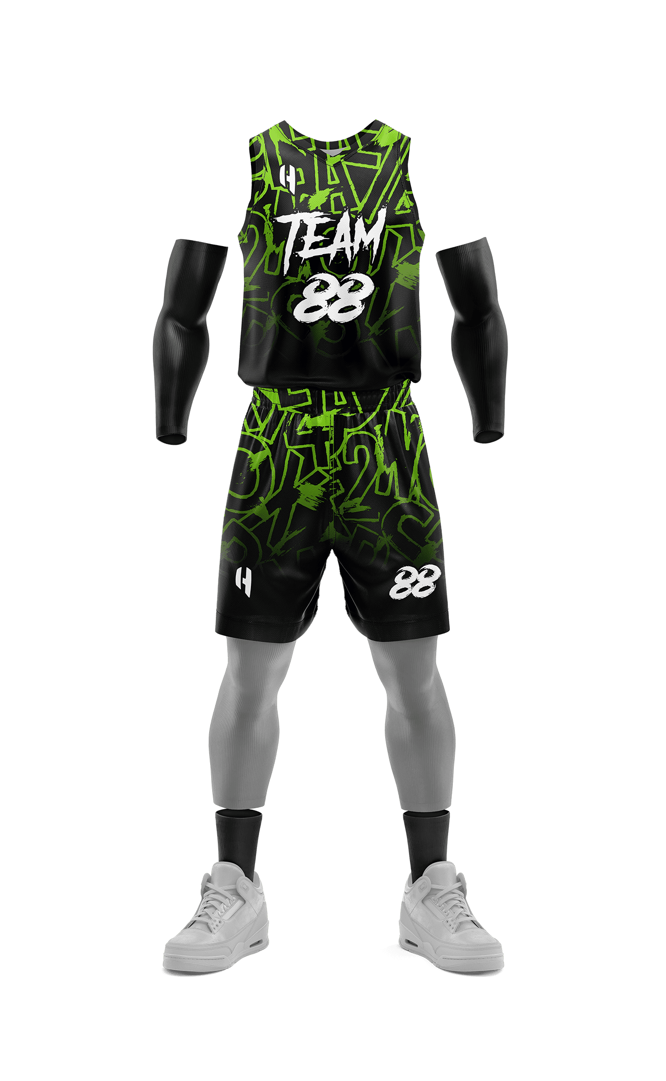 Custom Basketball Jersey and Shorts Set with Personalized Player Name, Number, and Team Name | HX181BS | Customize This!