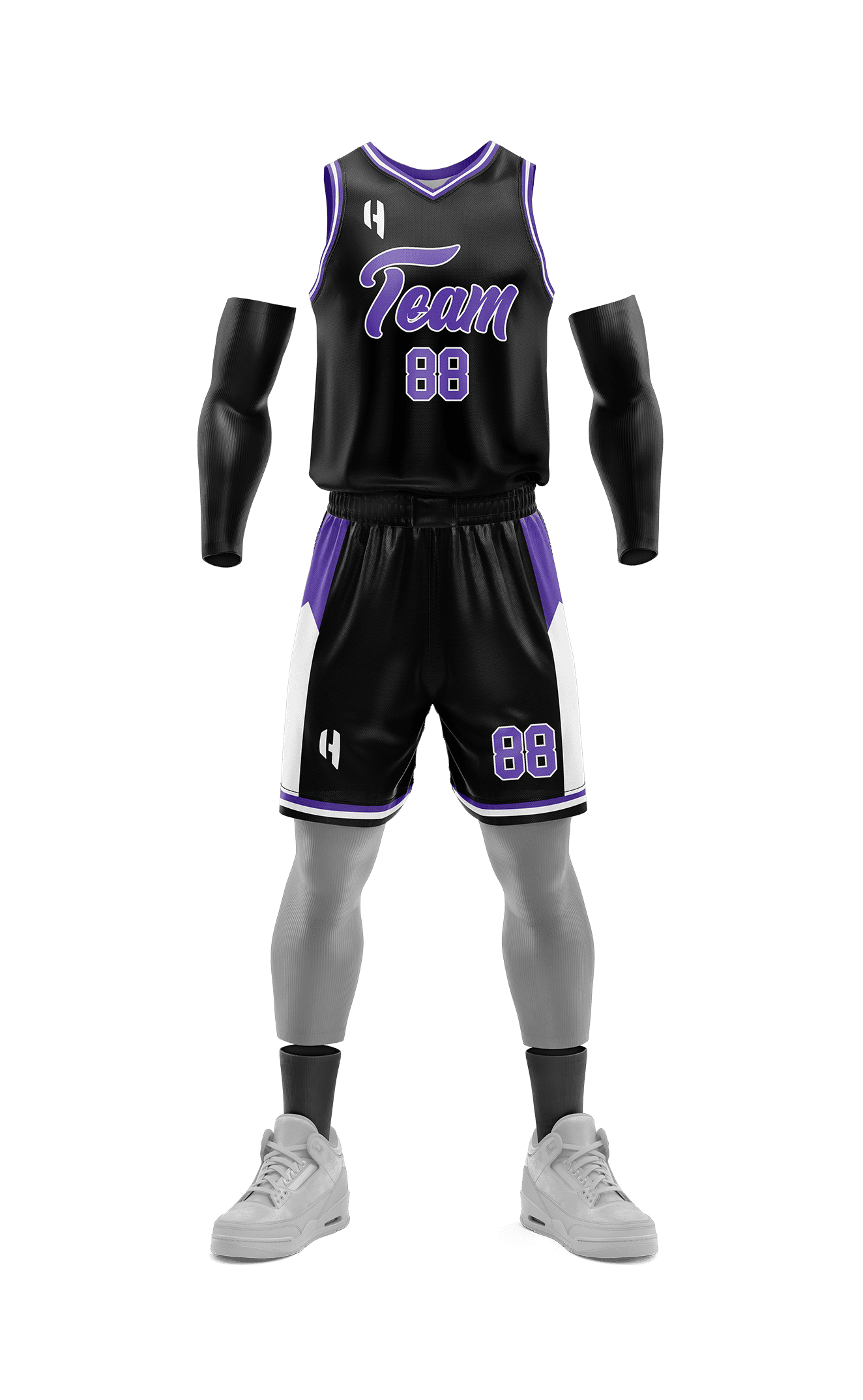 Custom KIDS Basketball Jersey and Shorts Set with Personalized Player Name, Number, and Team Name | HX199BS | Customize This!
