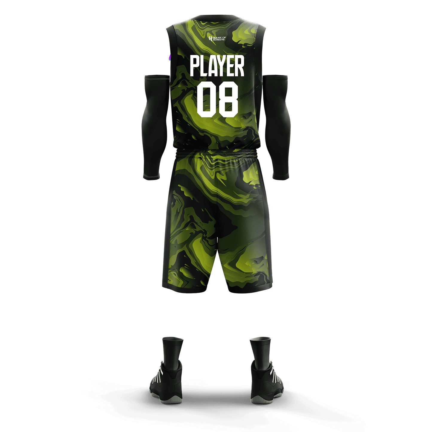 Custom KIDS Basketball Jersey and Shorts Set with Personalized Player Name, Number, and Team Name | HX20BS | Customize This!