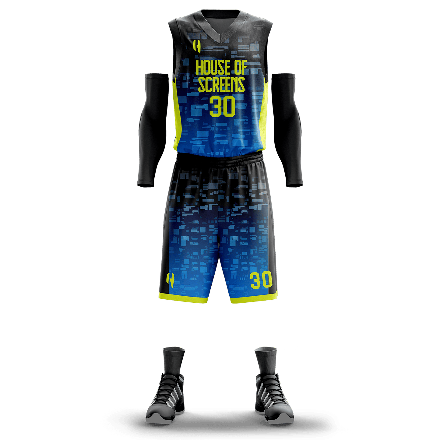 Custom KIDS Basketball Jersey and Shorts Set with Personalized Player Name, Number, and Team Name | HX21BS | Customize This!