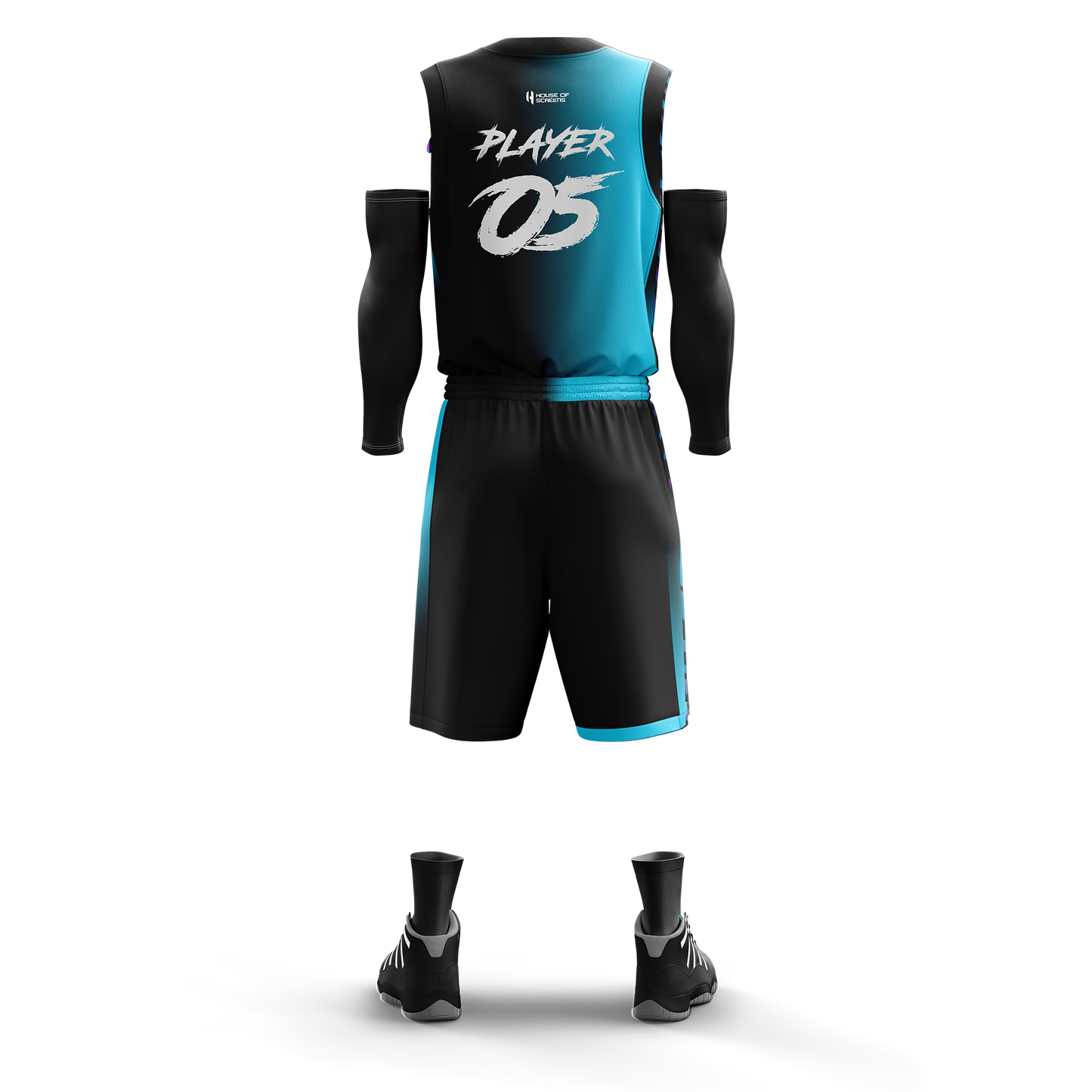 Custom KIDS Basketball Jersey and Shorts Set with Personalized Player Name, Number, and Team Name | HX24BS | Customize This!