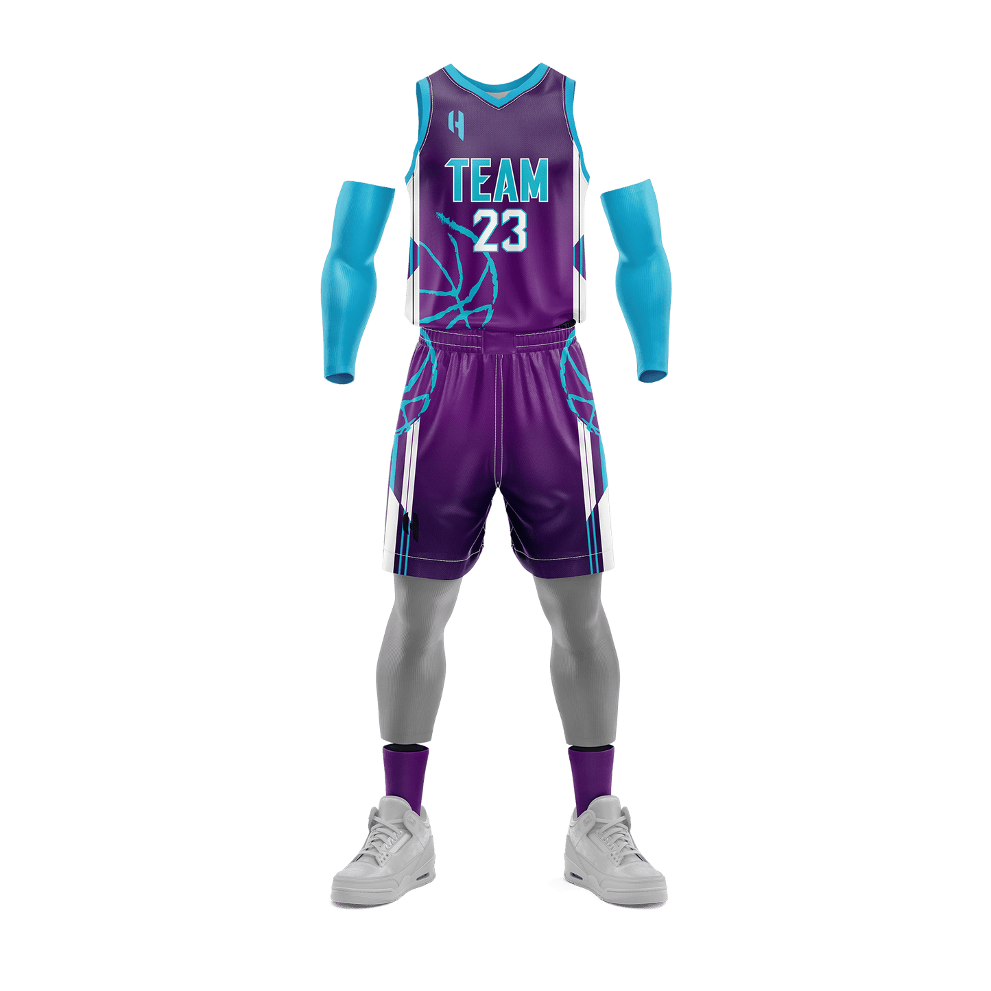 Custom KIDS Basketball Jersey and Shorts Set with Personalized Player Name, Number, and Team Name | HX252BS | Customize This!