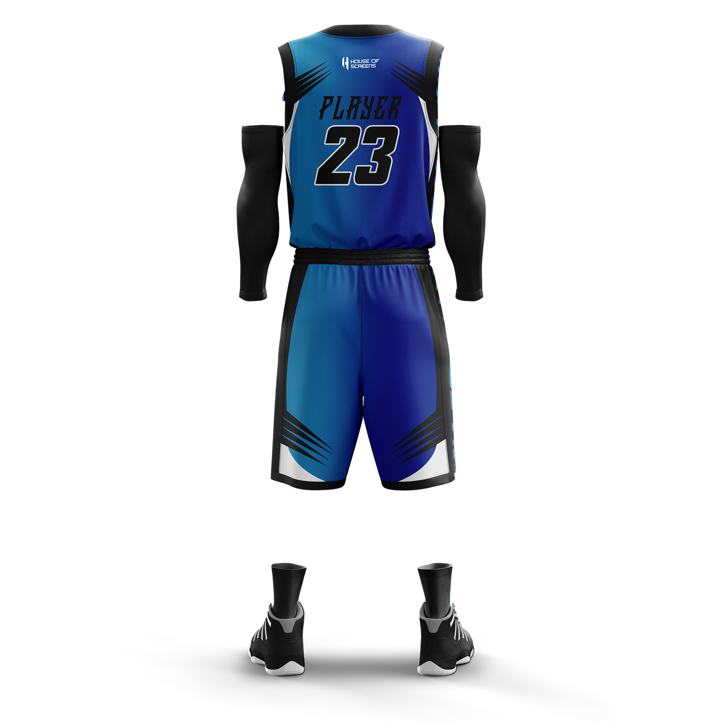 Custom KIDS Basketball Jersey and Shorts Set with Personalized Player Name, Number, and Team Name | HX25BS | Customize This!