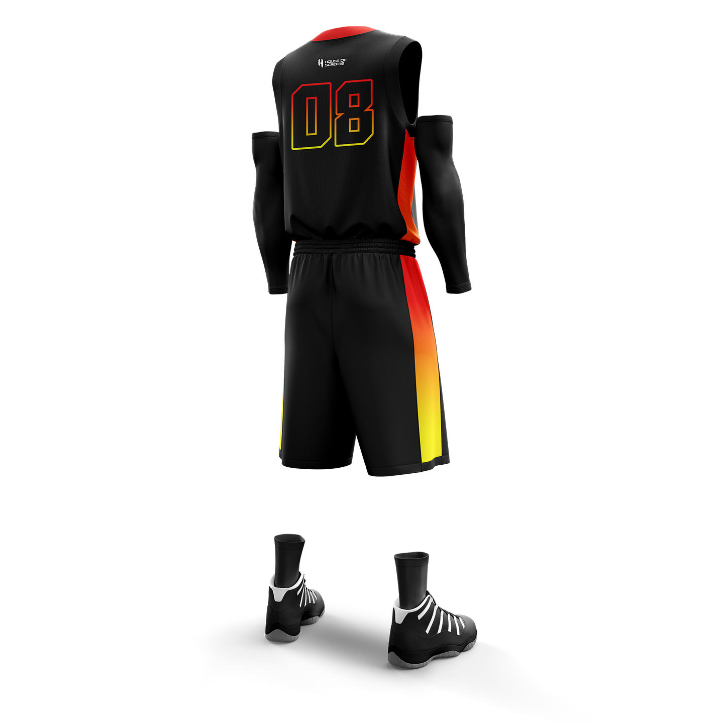 Custom KIDS Basketball Jersey and Shorts Set with Personalized Player Name, Number, and Team Name | HX36BS | Customize This!