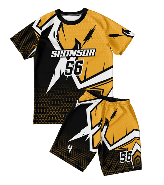 Custom Badminton Jersey and Shorts Set with Personalized Name, Number, and Team Name | HX38BD | Customize This!