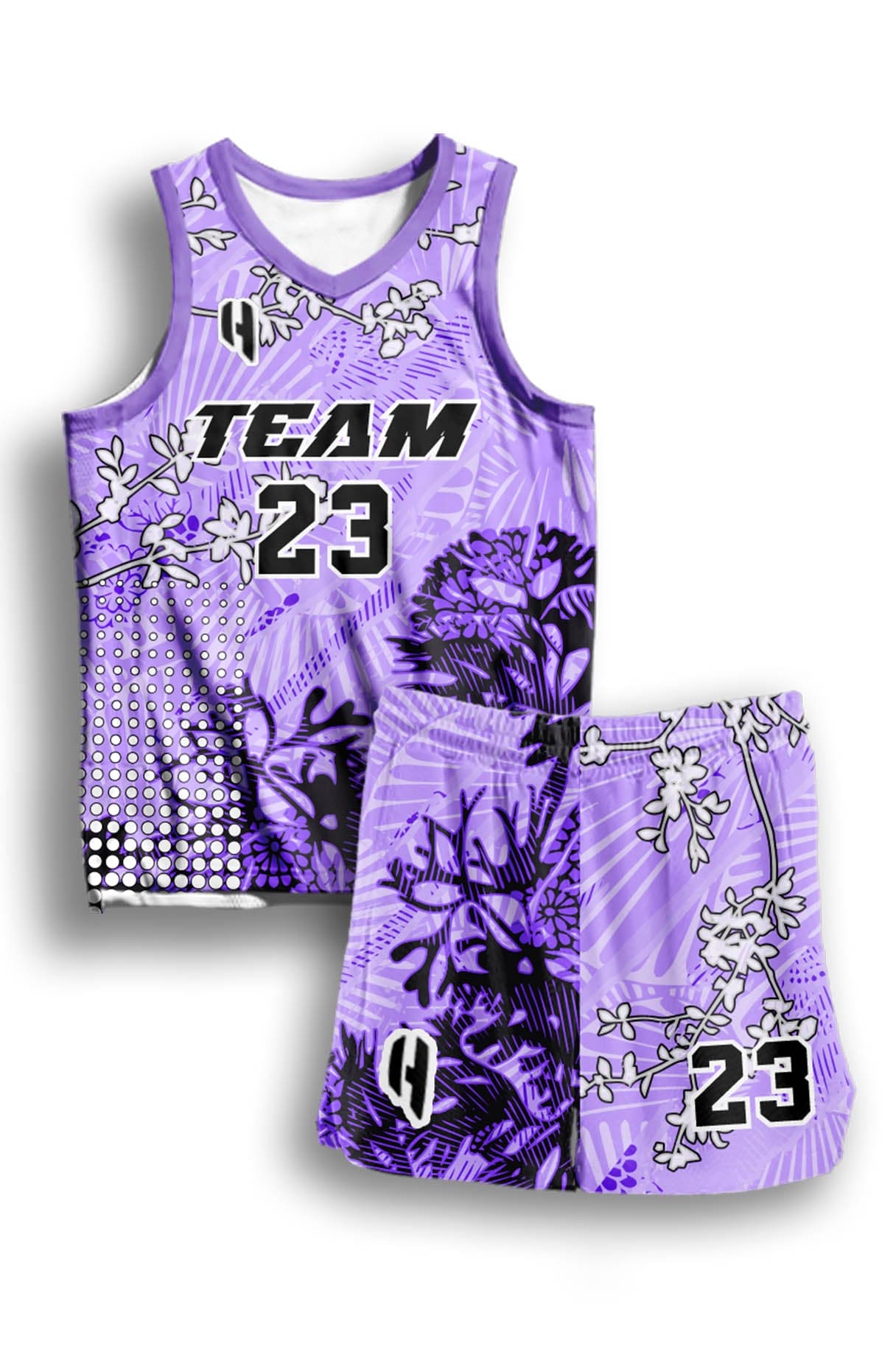 Custom Basketball Jersey and Shorts Set with Personalized Player Name, Number, and Team Name | HX400BS | Customize This!