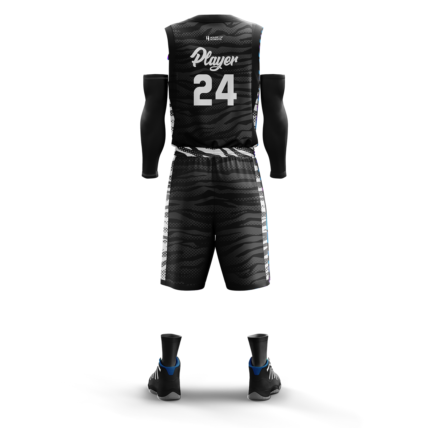 Custom KIDS Basketball Jersey and Shorts Set with Personalized Player Name, Number, and Team Name | HX47BS | Customize This!