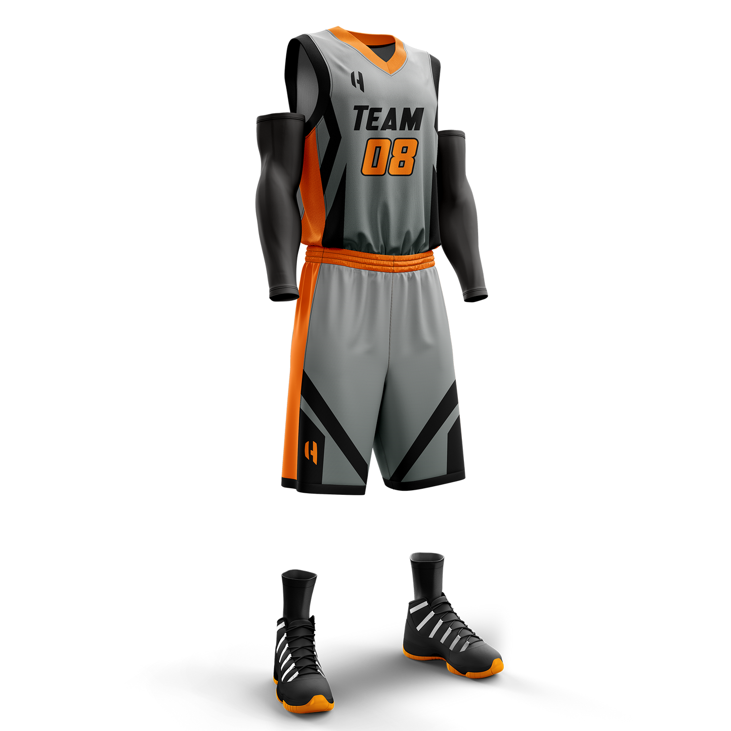 Custom KIDS Basketball Jersey and Shorts Set with Personalized Player Name, Number, and Team Name | HX59BS | Customize This!