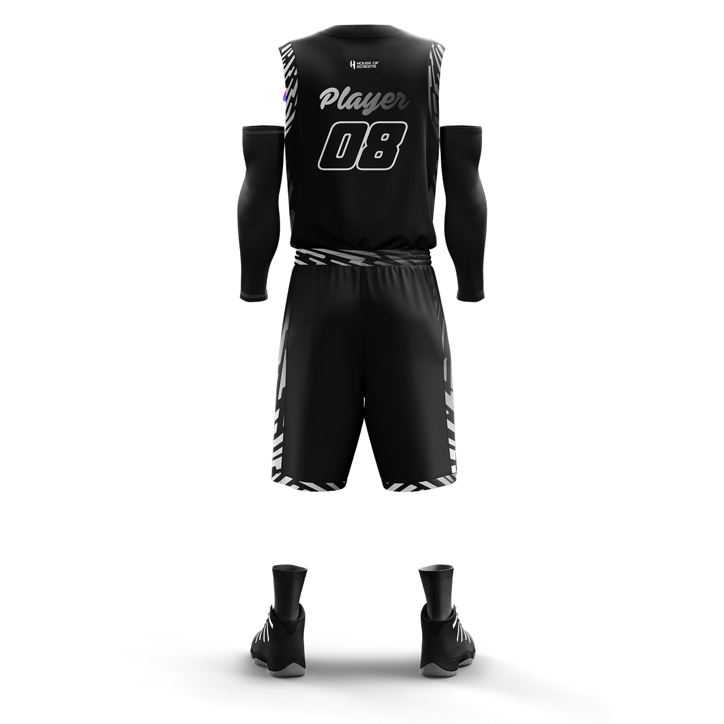 Custom KIDS Basketball Jersey and Shorts Set with Personalized Player Name, Number, and Team Name | HX61BS | Customize This!