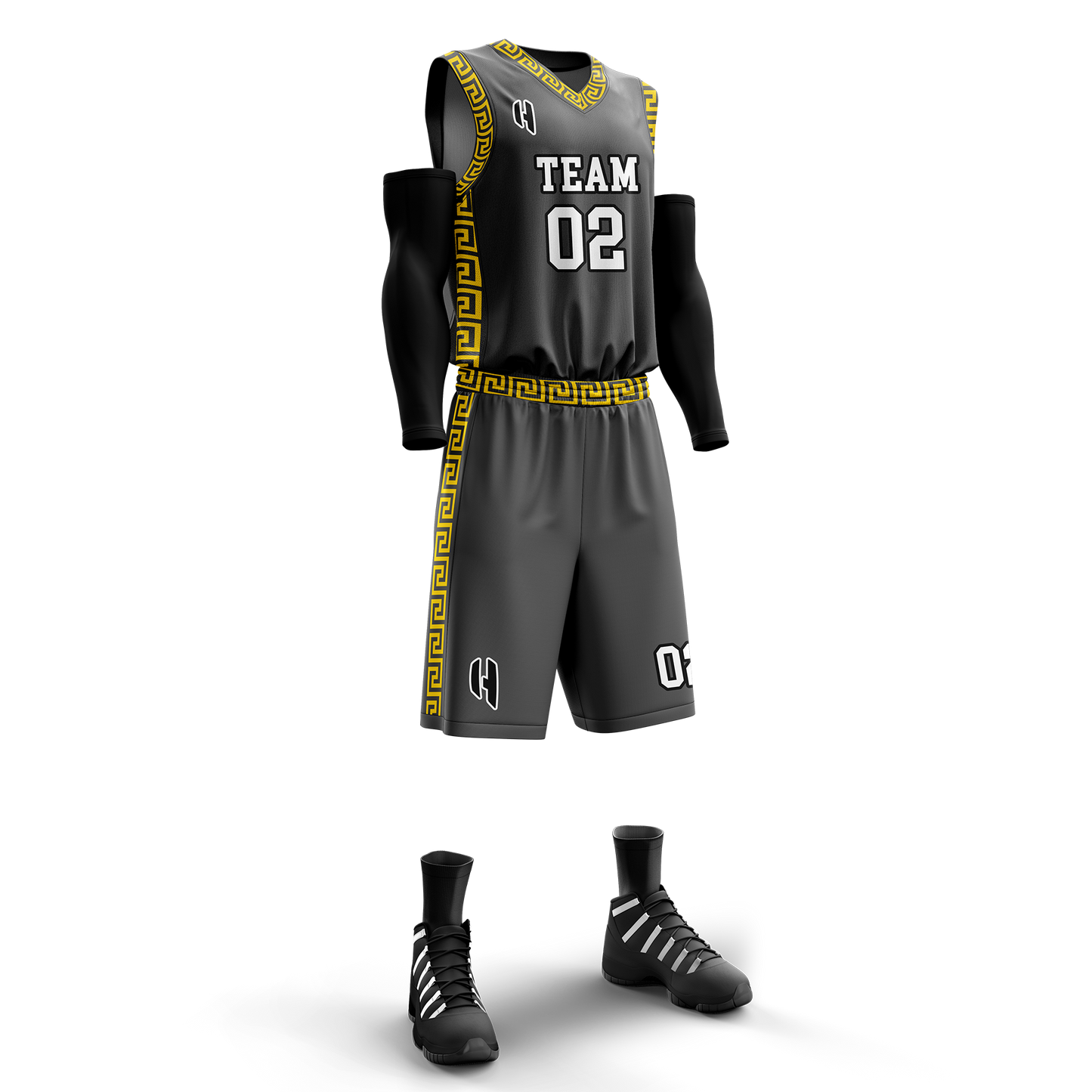 Custom KIDS Basketball Jersey and Shorts Set with Personalized Player Name, Number, and Team Name | HX73BS | Customize This!