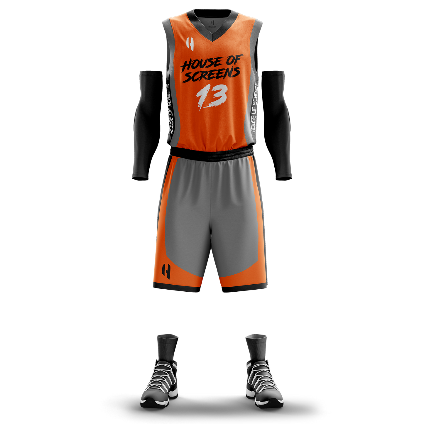 Custom KIDS Basketball Jersey and Shorts Set with Personalized Player Name, Number, and Team Name | HX90BS | Customize This!