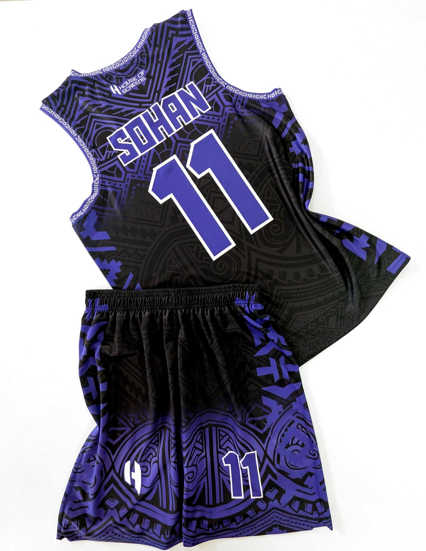 Custom Basketball Jersey and Shorts Set with Personalized Player Name, Number, and Team Name | HX411BS | Customize This!