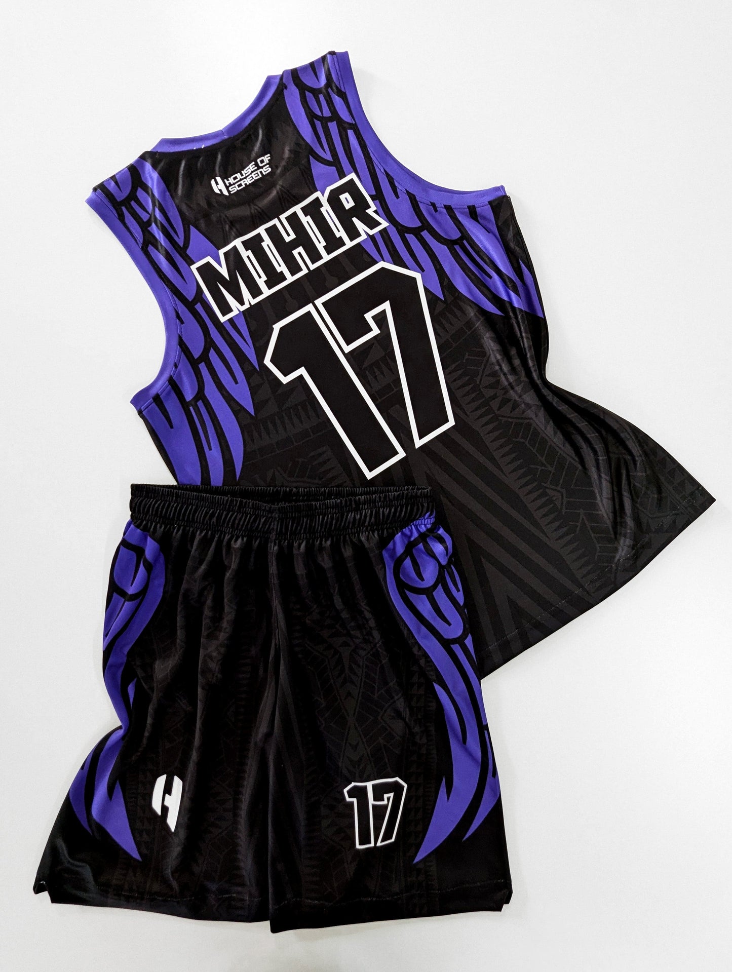 Custom Basketball Jersey and Shorts Set with Personalized Player Name, Number, and Team Name | HX412BS | Customize This!