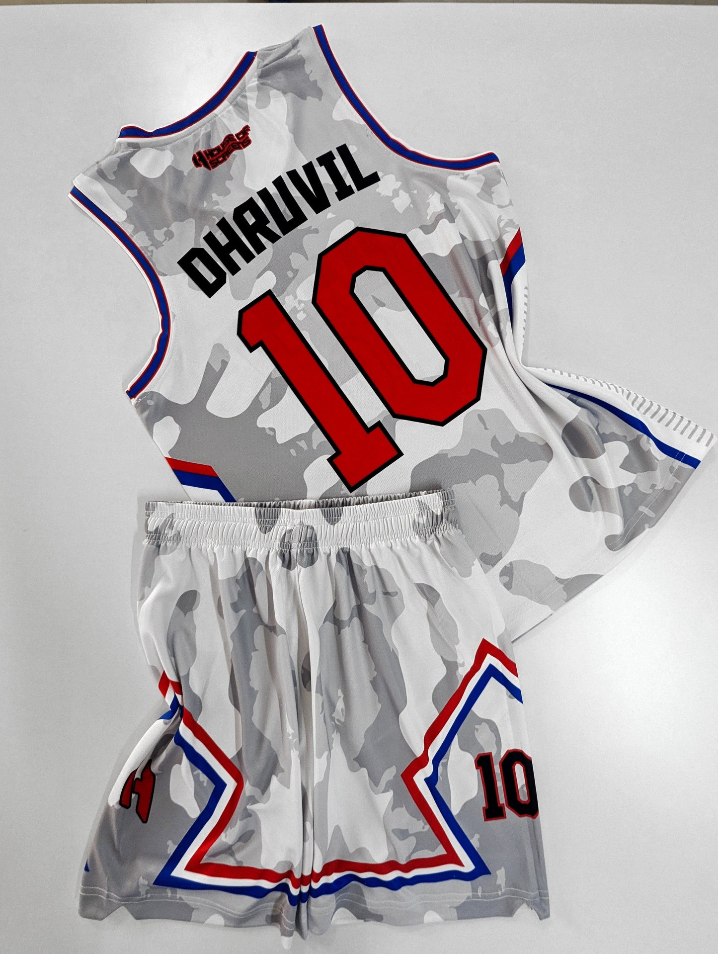 Custom Basketball Jersey and Shorts Set with Personalized Player Name, Number, and Team Name | HX414BS | Customize This!