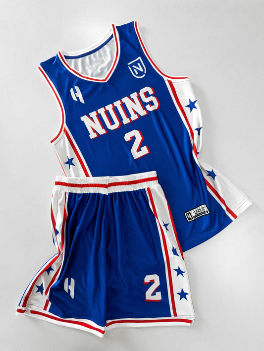 Custom Basketball Jersey and Shorts Set with Personalized Player Name, Number, and Team Name | HX416BS | Customize This!