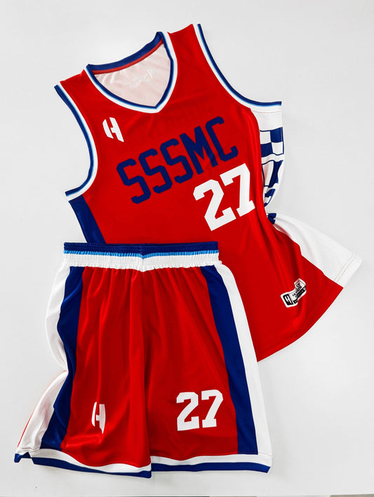 Custom Basketball Jersey and Shorts Set with Personalized Player Name, Number, and Team Name | HX418BS | Customize This!