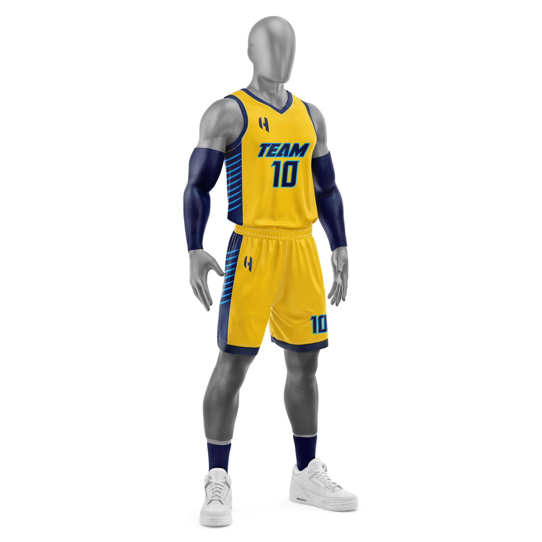 Custom Basketball Jersey and Shorts Set with Personalized Player Name HOUSE OF SCREENS