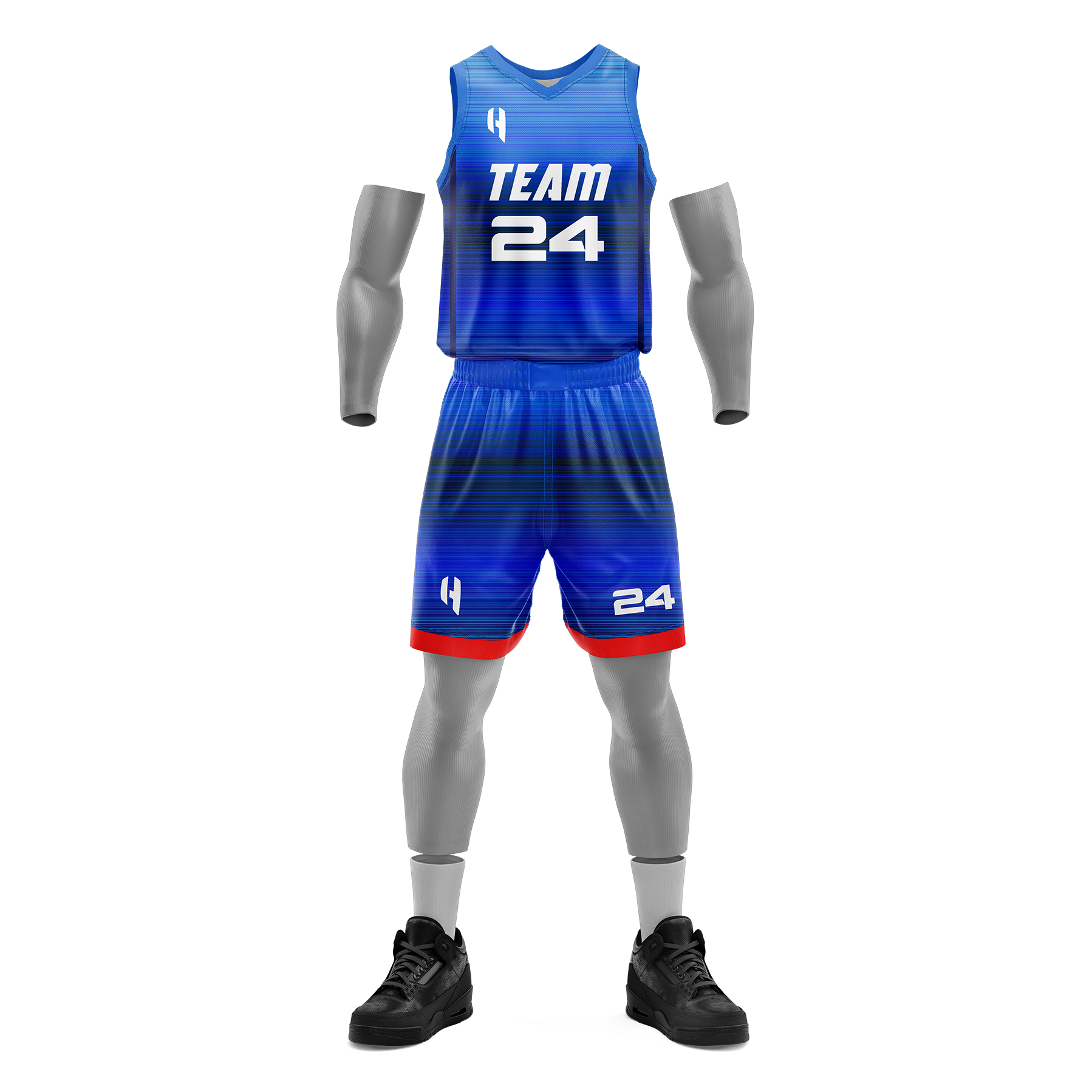 Custom Basketball Jersey and Shorts Set with Personalized Player Name HOUSE OF SCREENS