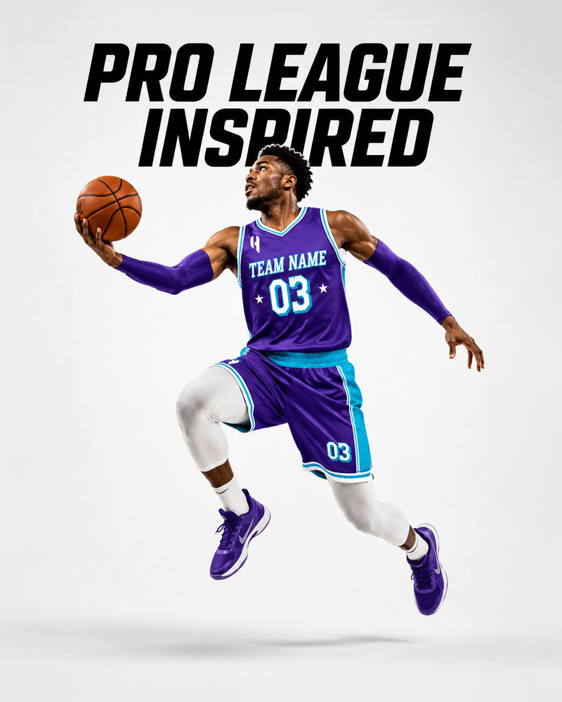 Pro League Inspired Basketball Uniforms