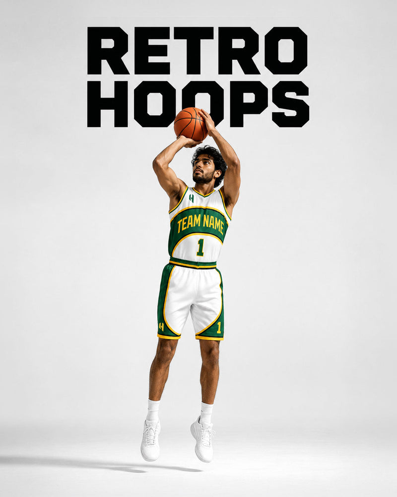 Retro Hoops Basketball Uniforms