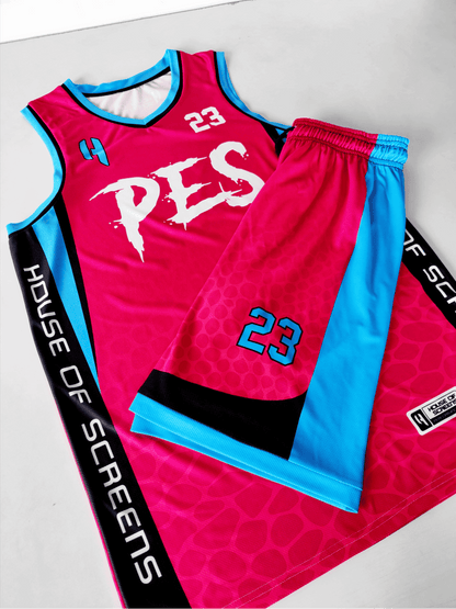 Custom KIDS Basketball Jersey and Shorts Set with Personalized Player Name, Number, and Team Name | HX34BS | Customize This!